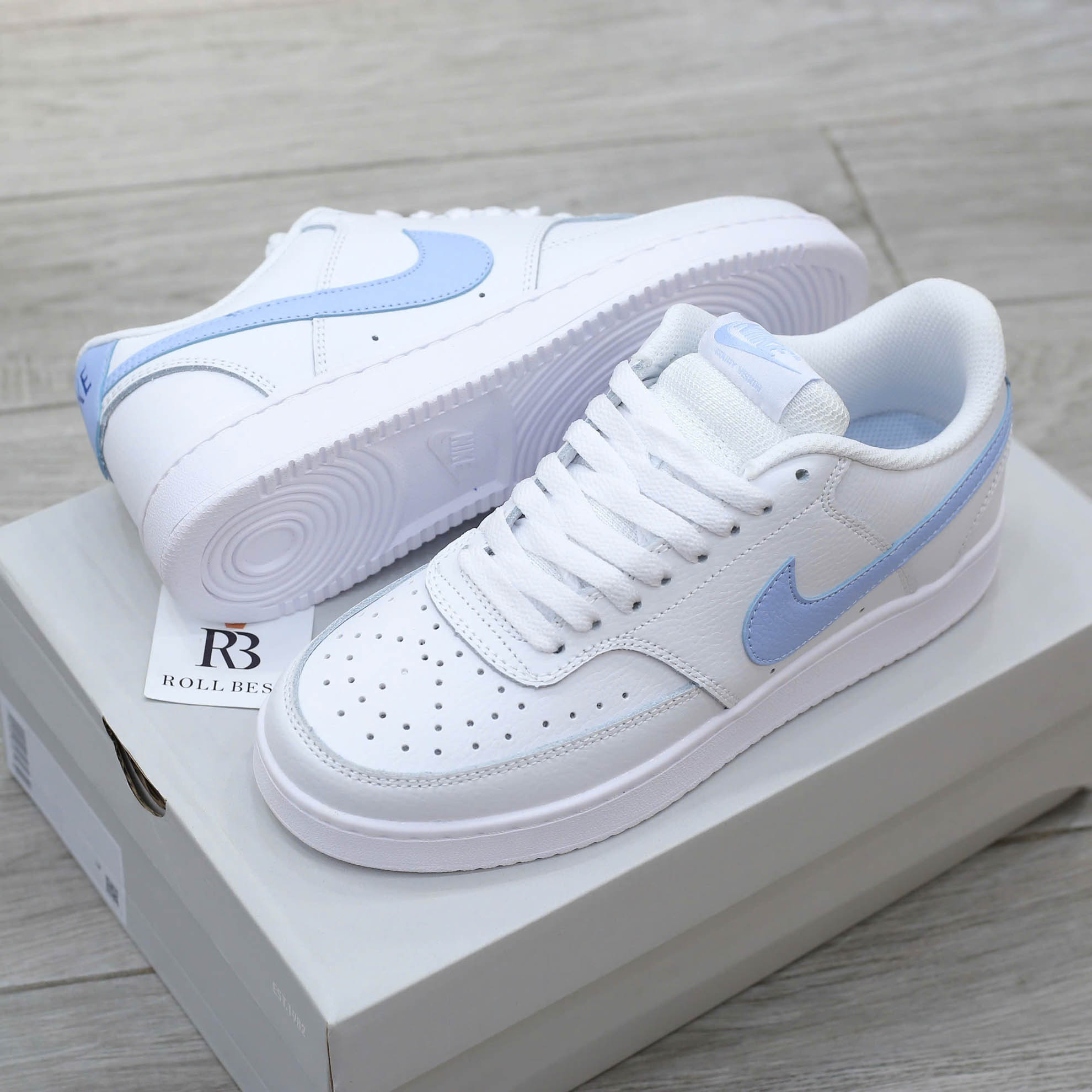 Giày Nike Court Vision Low ‘White Royal’ Best Quality