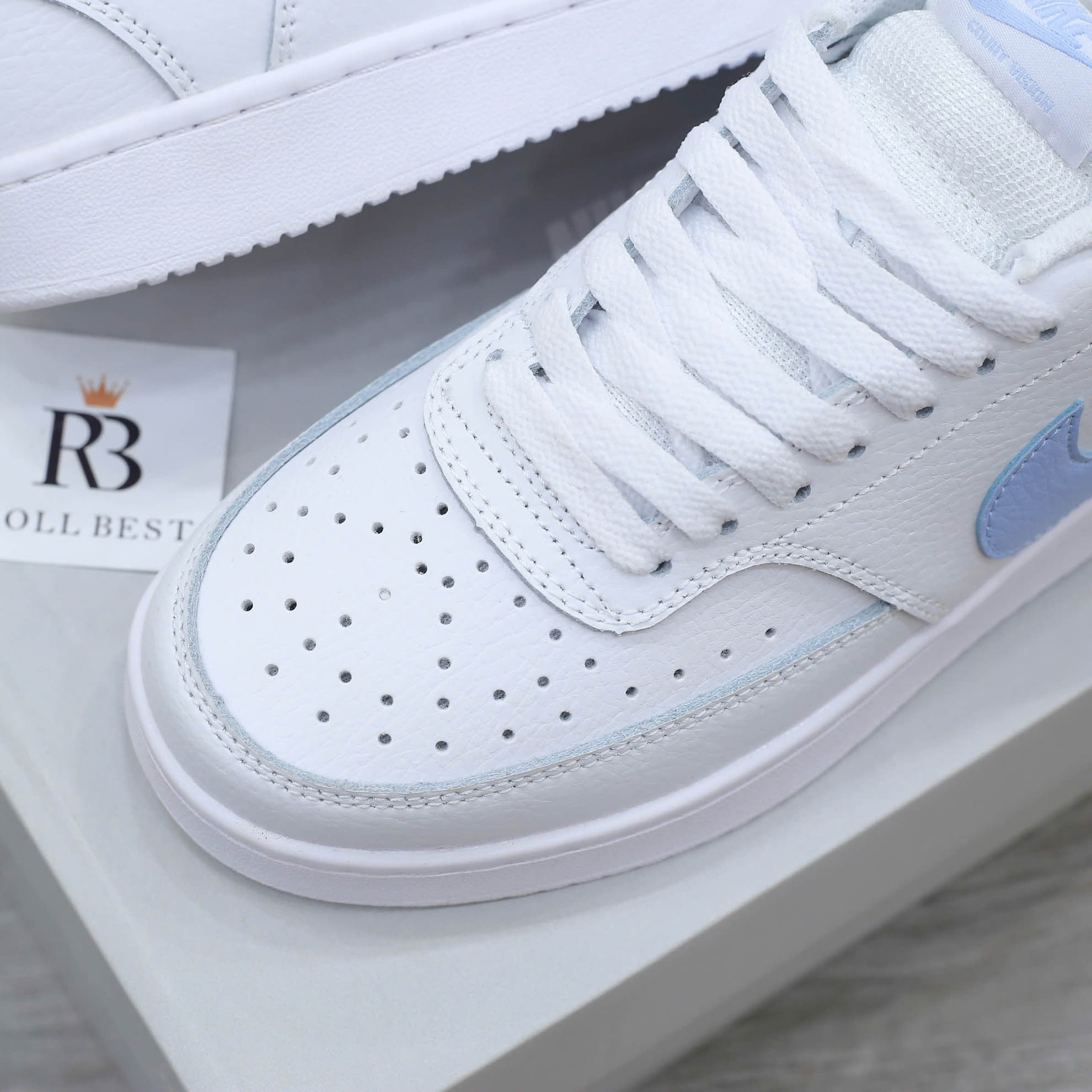 Giày Nike Court Vision Low ‘White Royal’ Best Quality