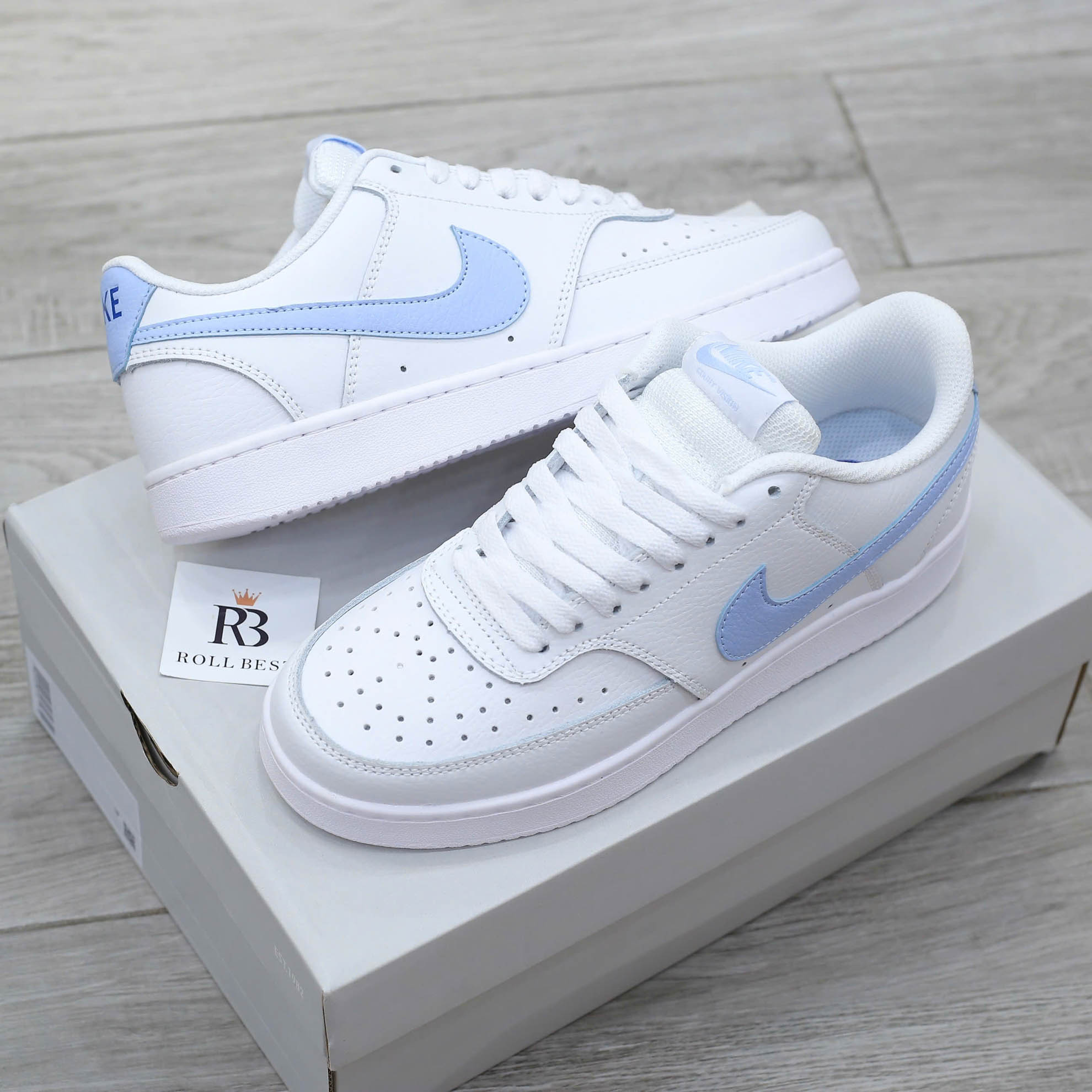 Giày Nike Court Vision Low ‘White Royal’ Best Quality