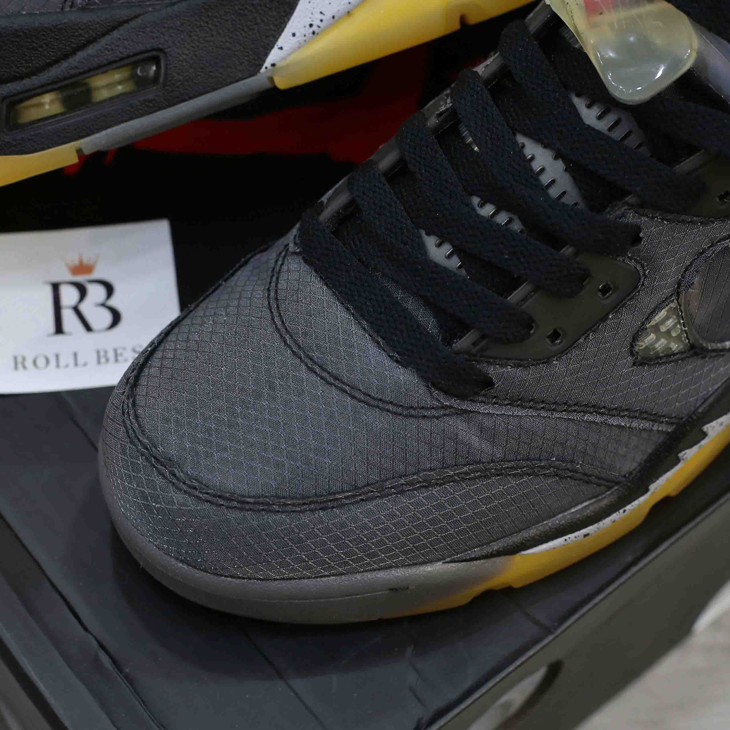 Giày Nike Off-White x Air Jordan 5 Retro SP Muslin Best Quality