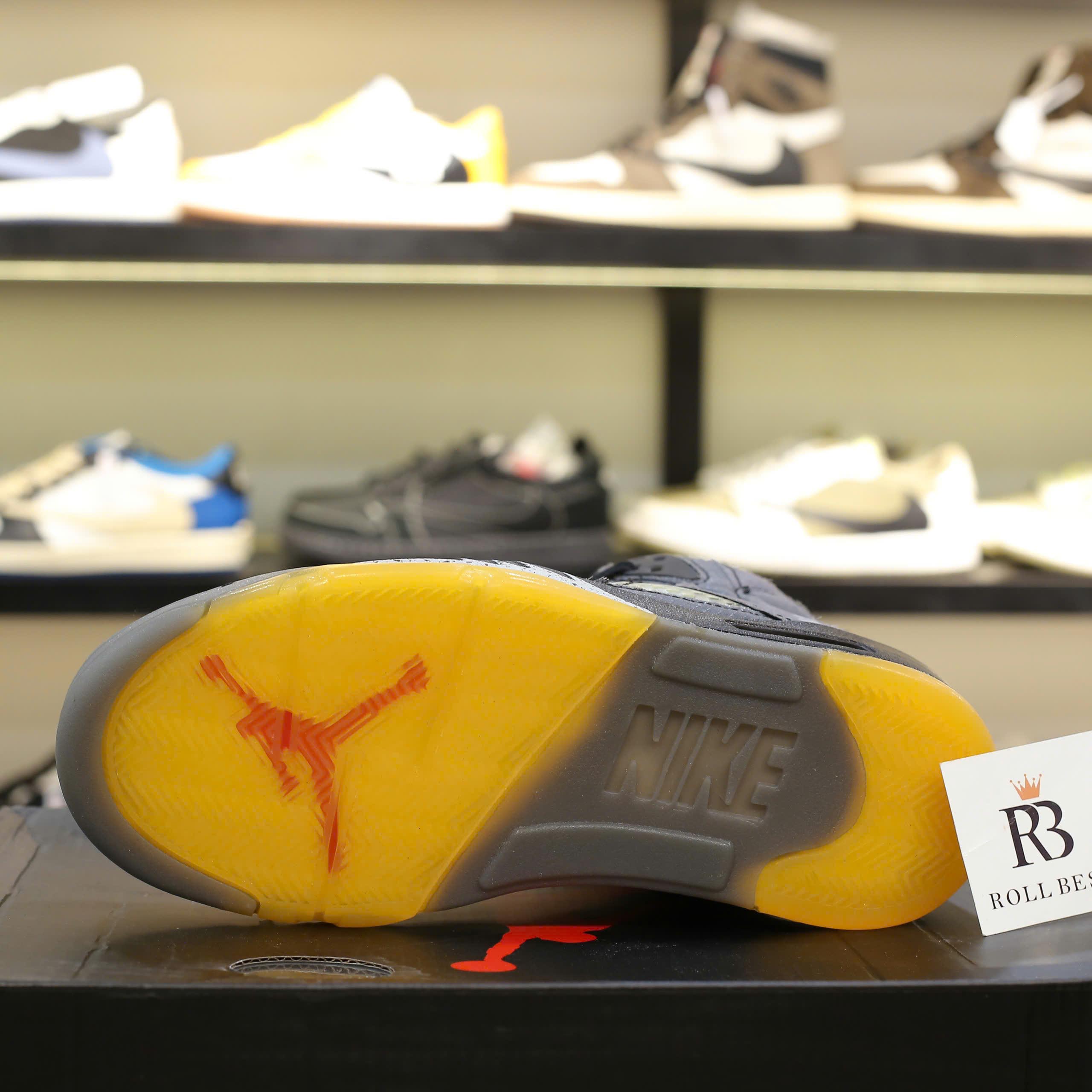 Giày Nike Off-White x Air Jordan 5 Retro SP Muslin Best Quality