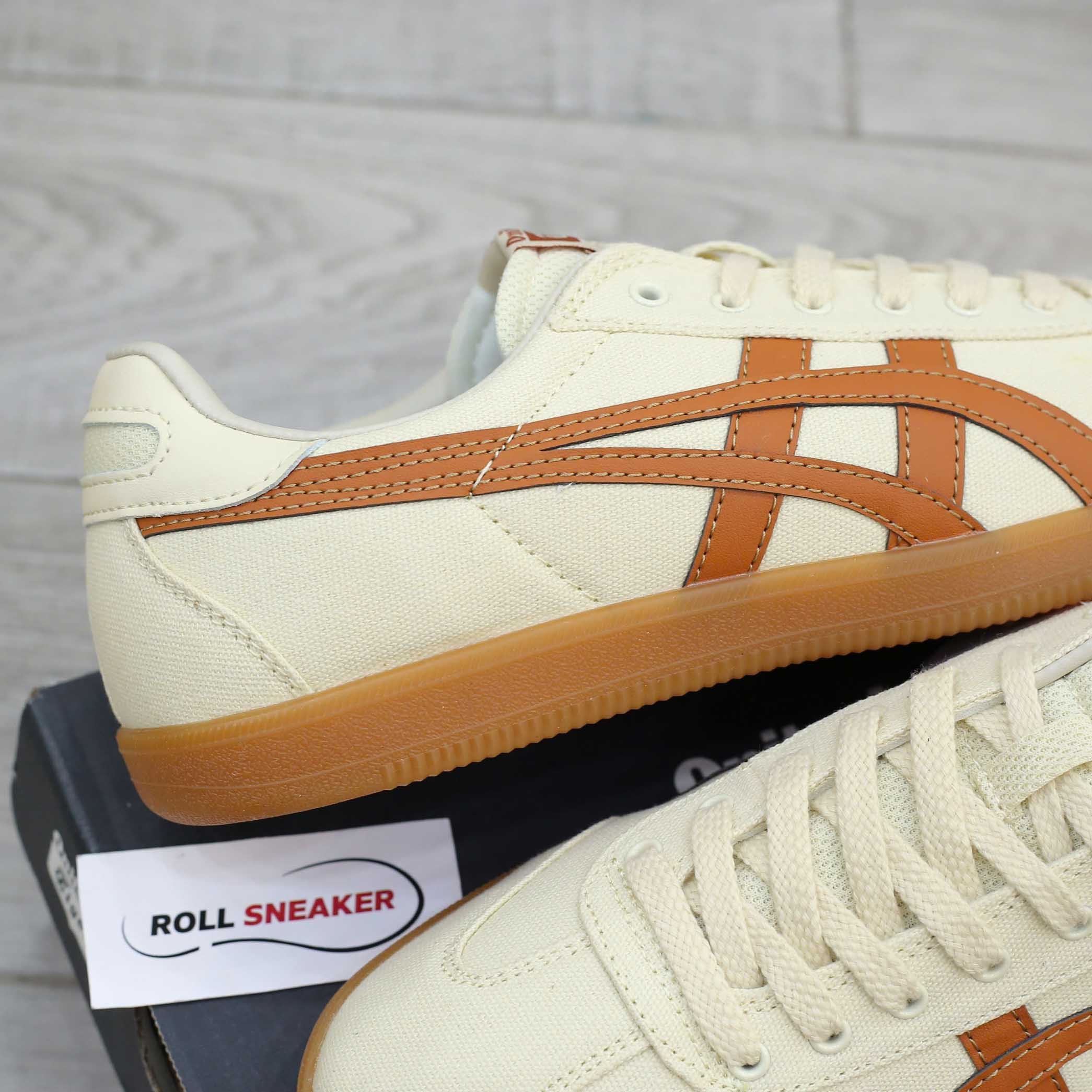 Giày Onitsuka Tiger Tokuten Cream Brown Màu Kem Nâu Like Auth