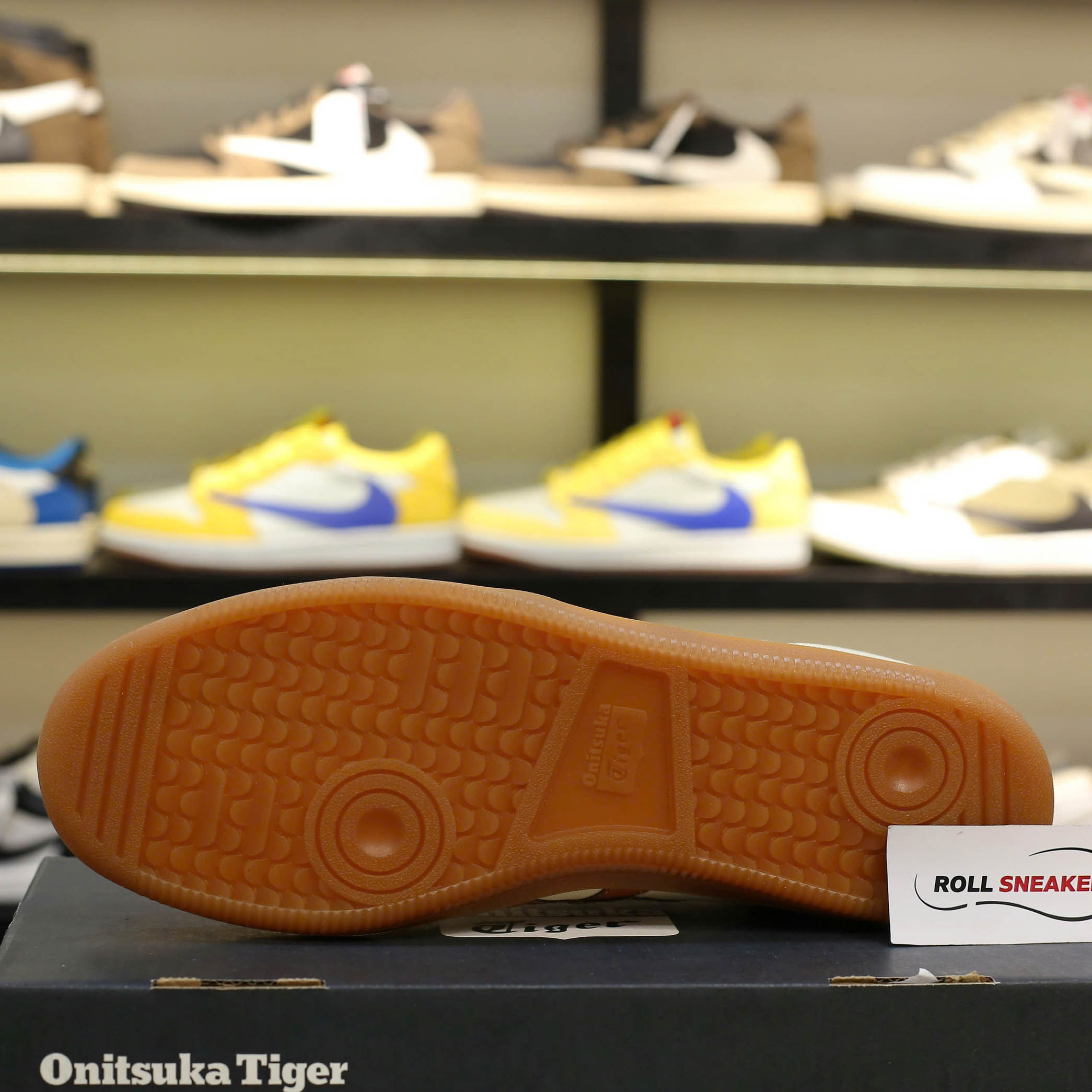 Giày Onitsuka Tiger Tokuten Cream Brown Màu Kem Nâu Like Auth
