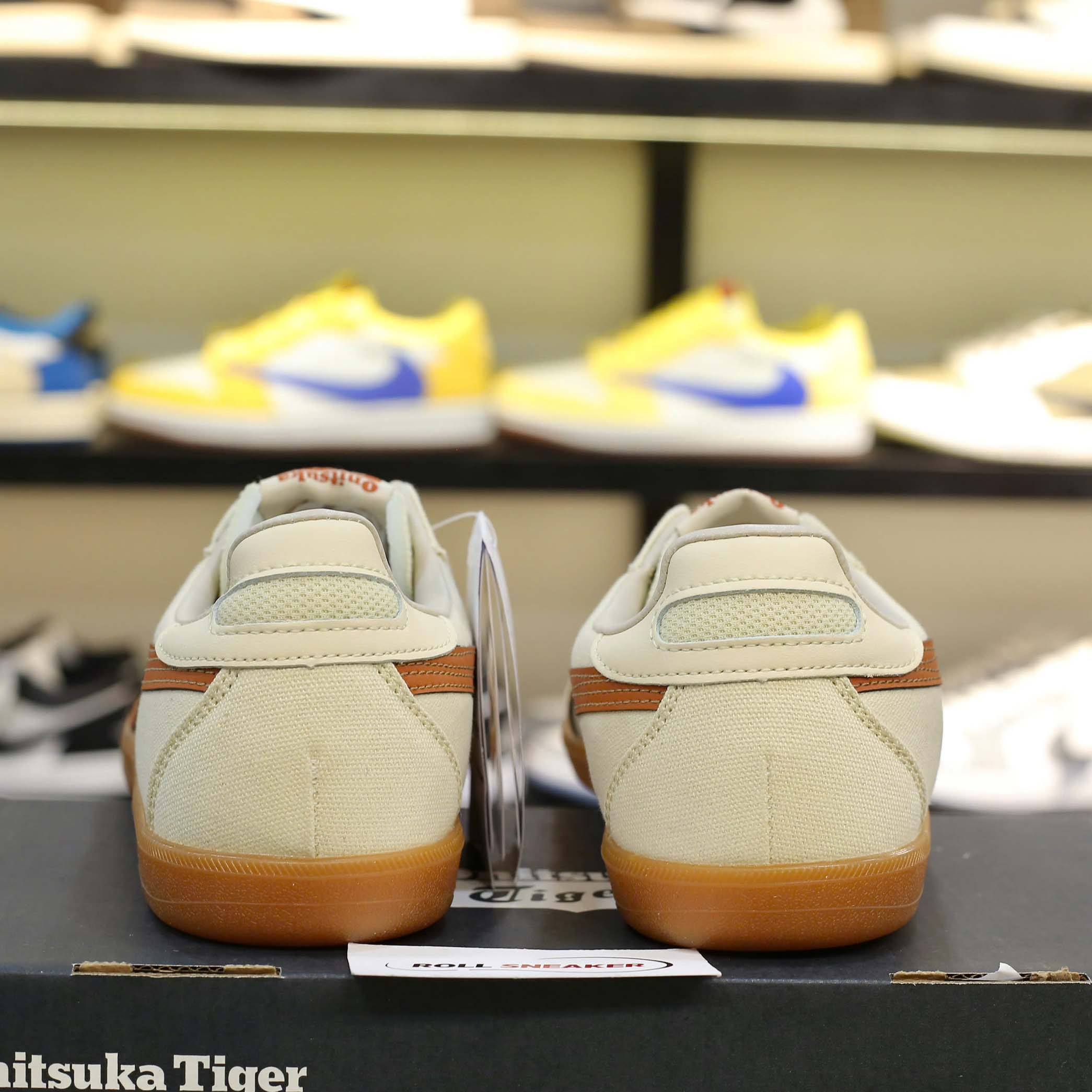 Giày Onitsuka Tiger Tokuten Cream Brown Màu Kem Nâu Like Auth