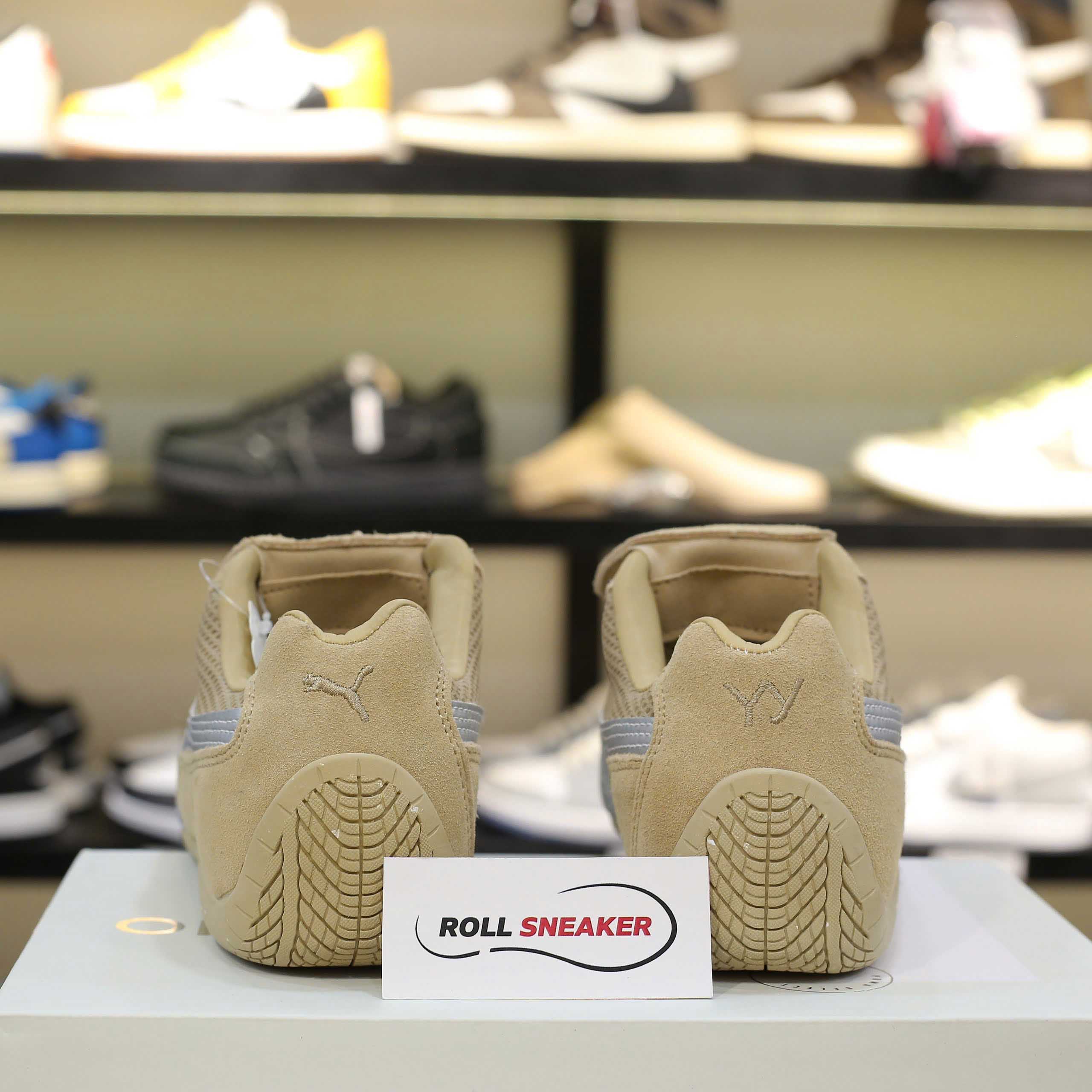 Giày Puma Speedcat Prairie x Open Yy Tan Matte Silver Like Auth