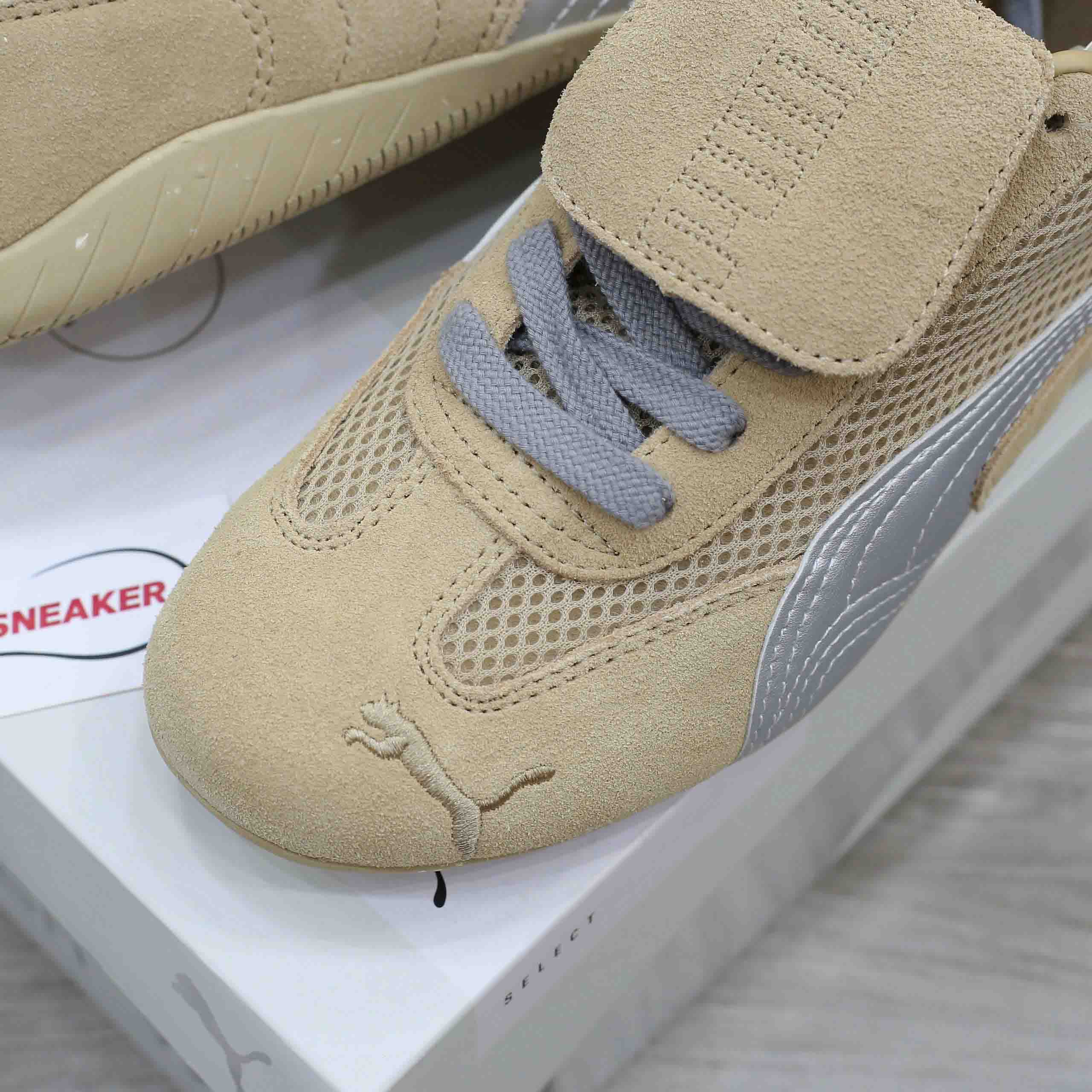 Giày Puma Speedcat Prairie x Open Yy Tan Matte Silver Like Auth