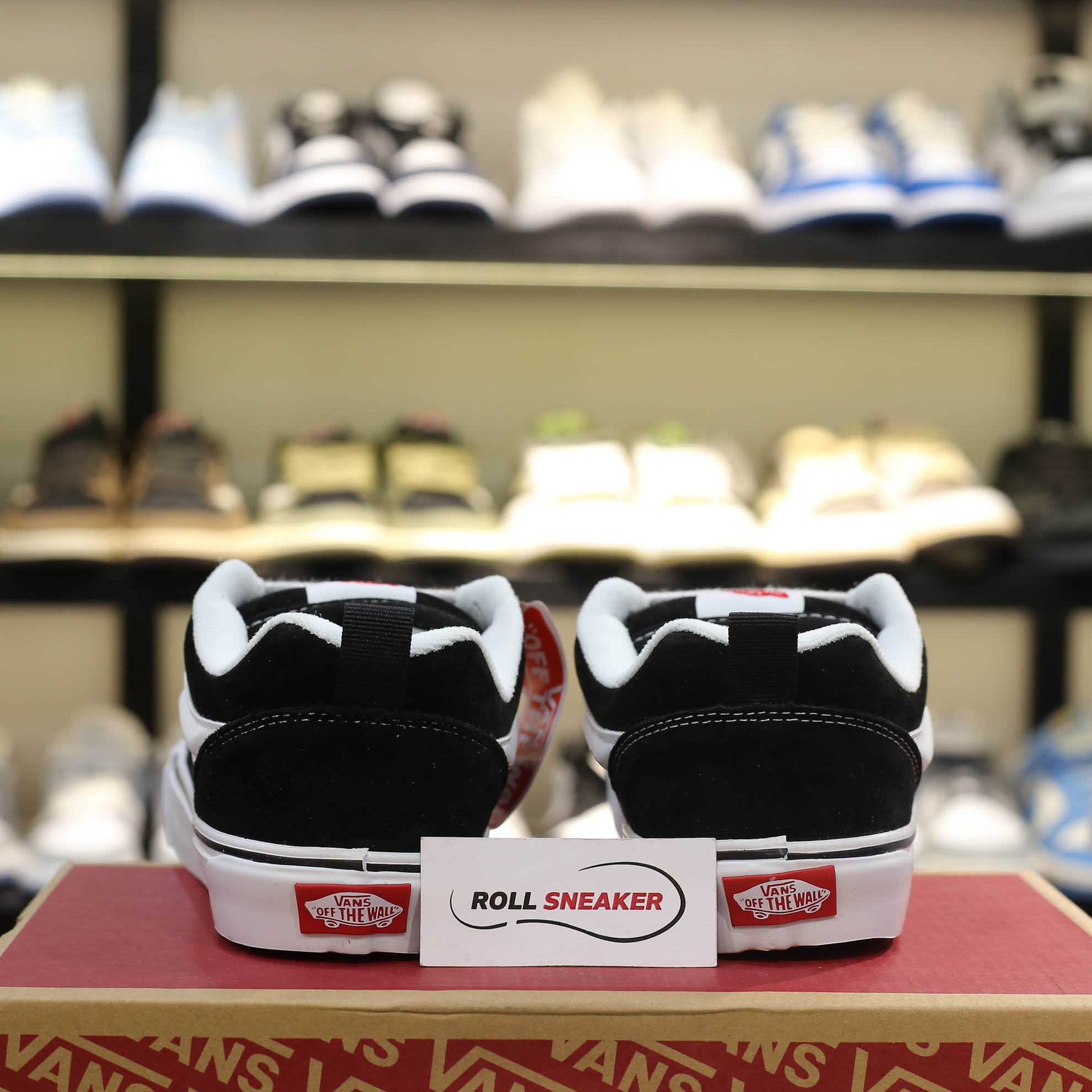 Vans Knu Skool Black White