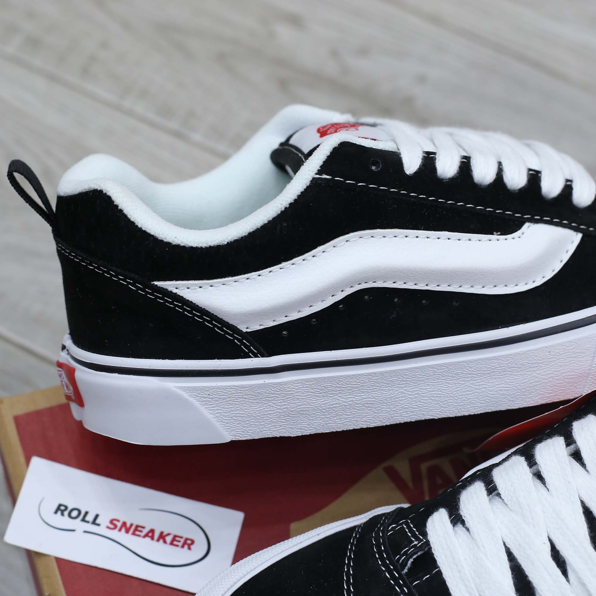 Vans Knu Skool Black White