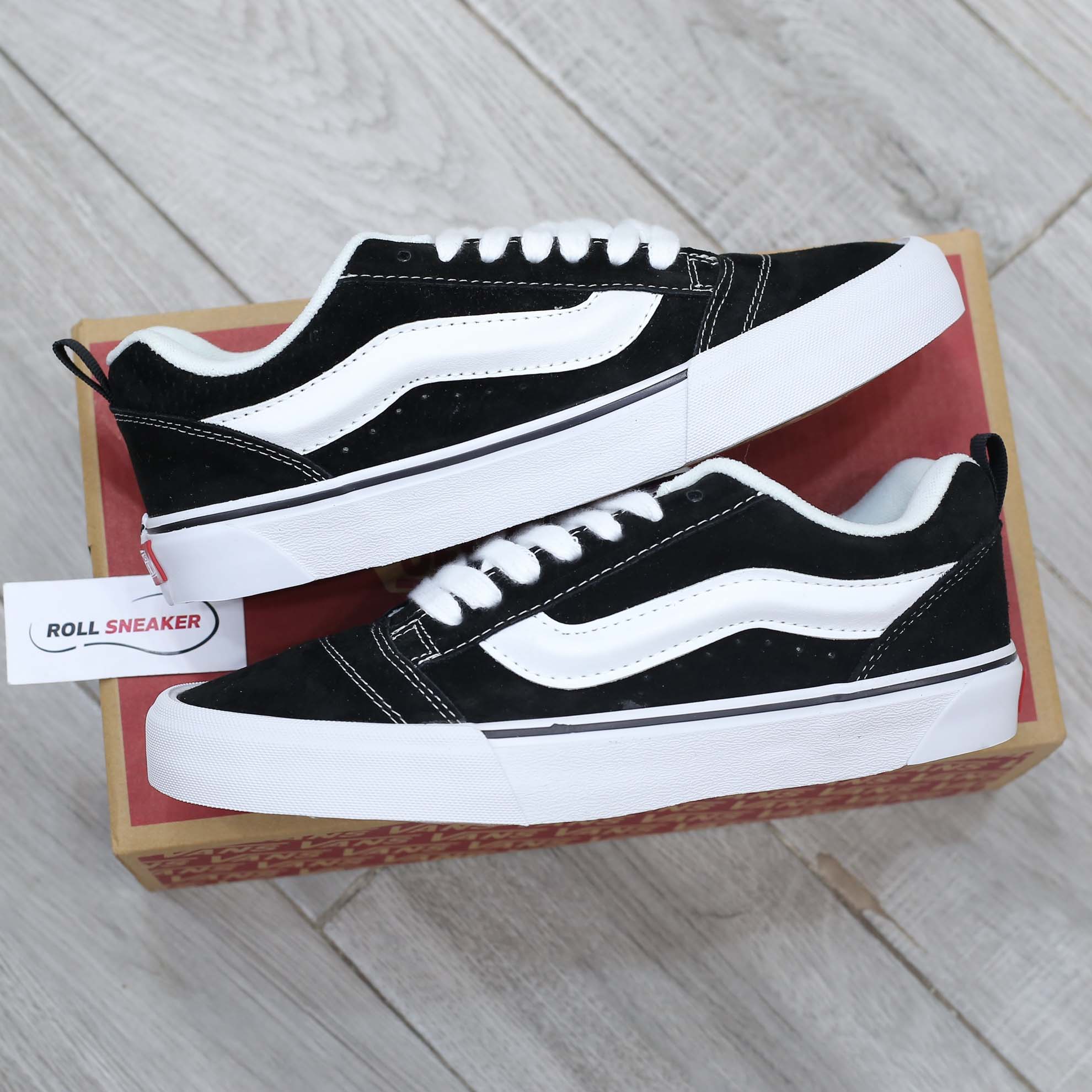 Vans Knu Skool Black White