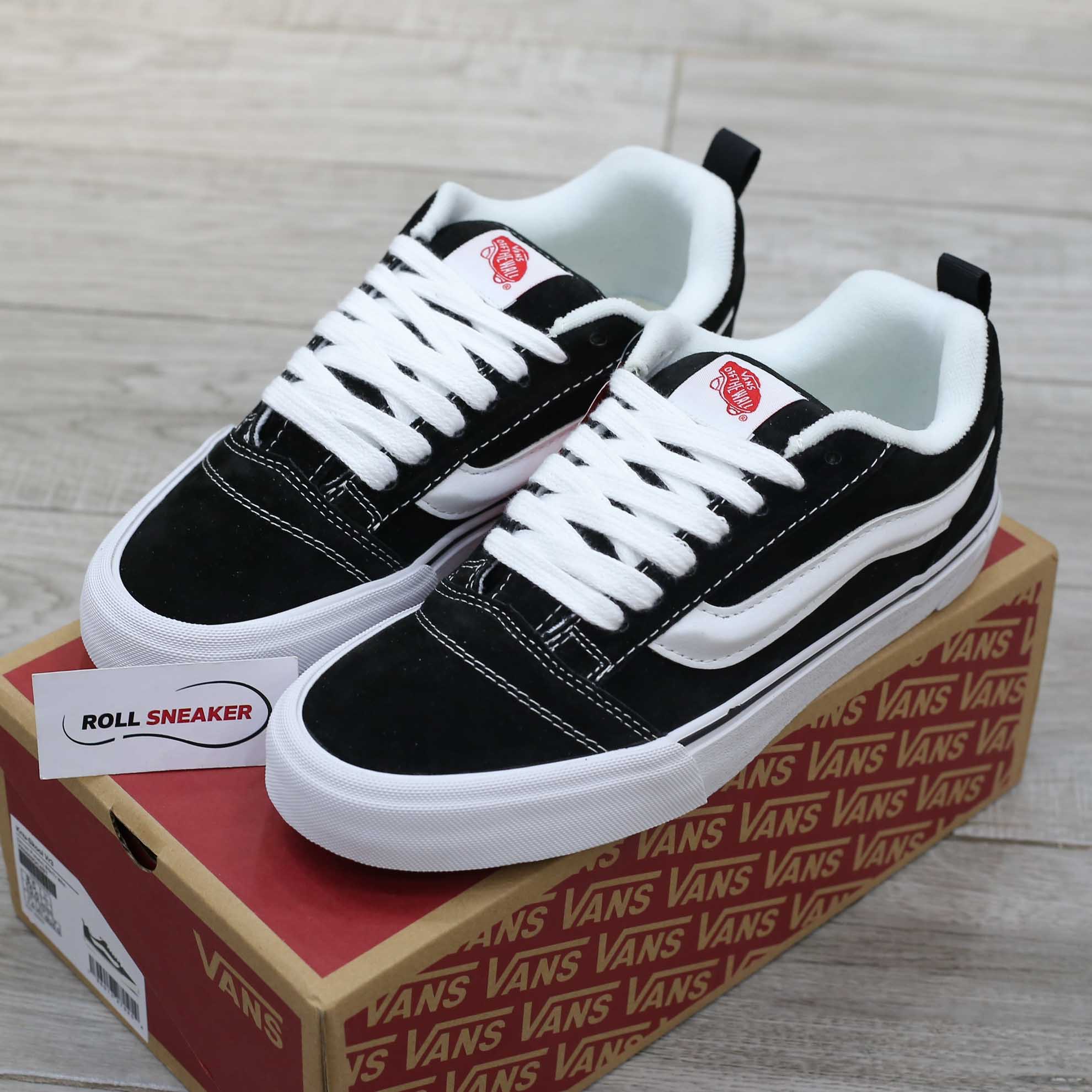 Vans Knu Skool Black White