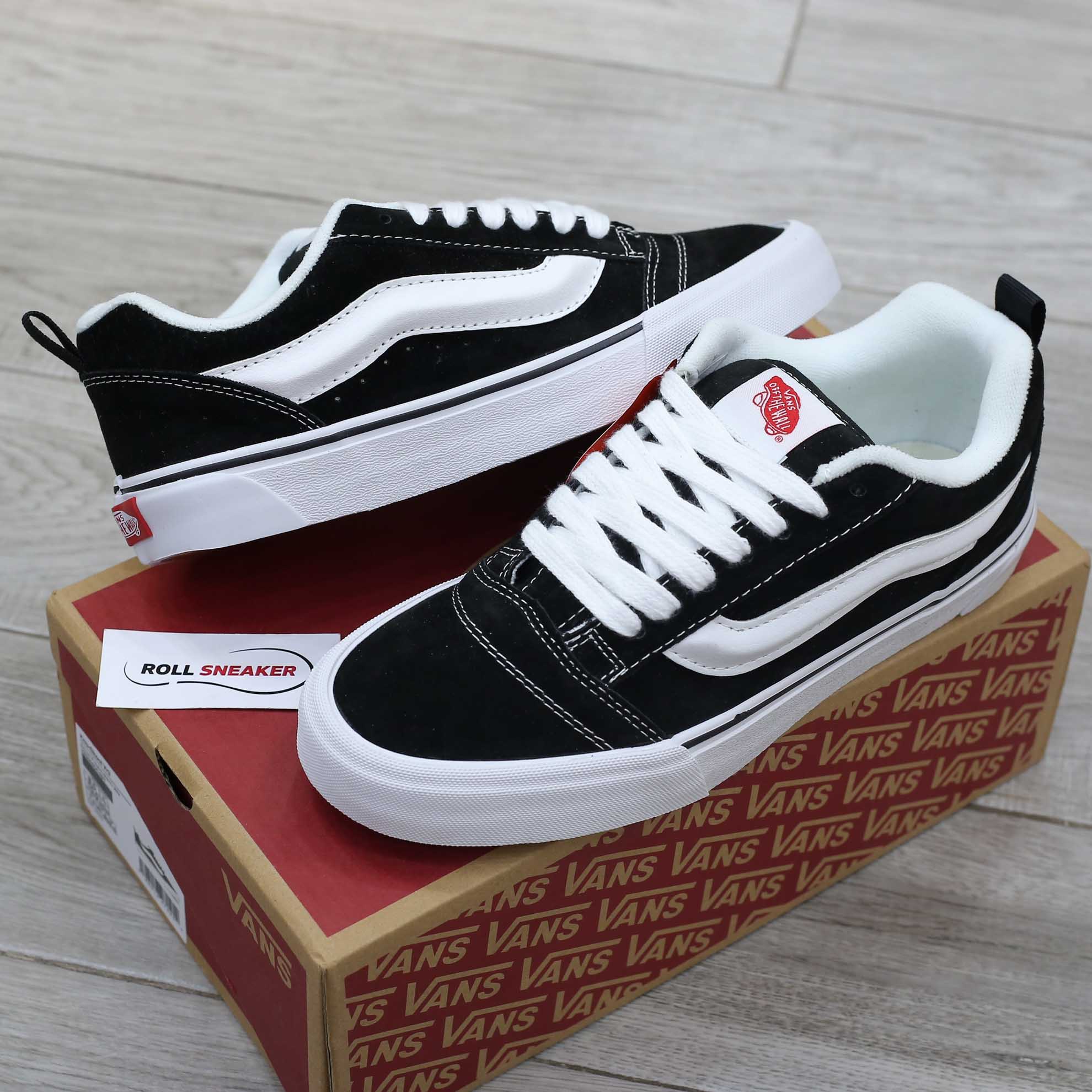 Vans Knu Skool Black White