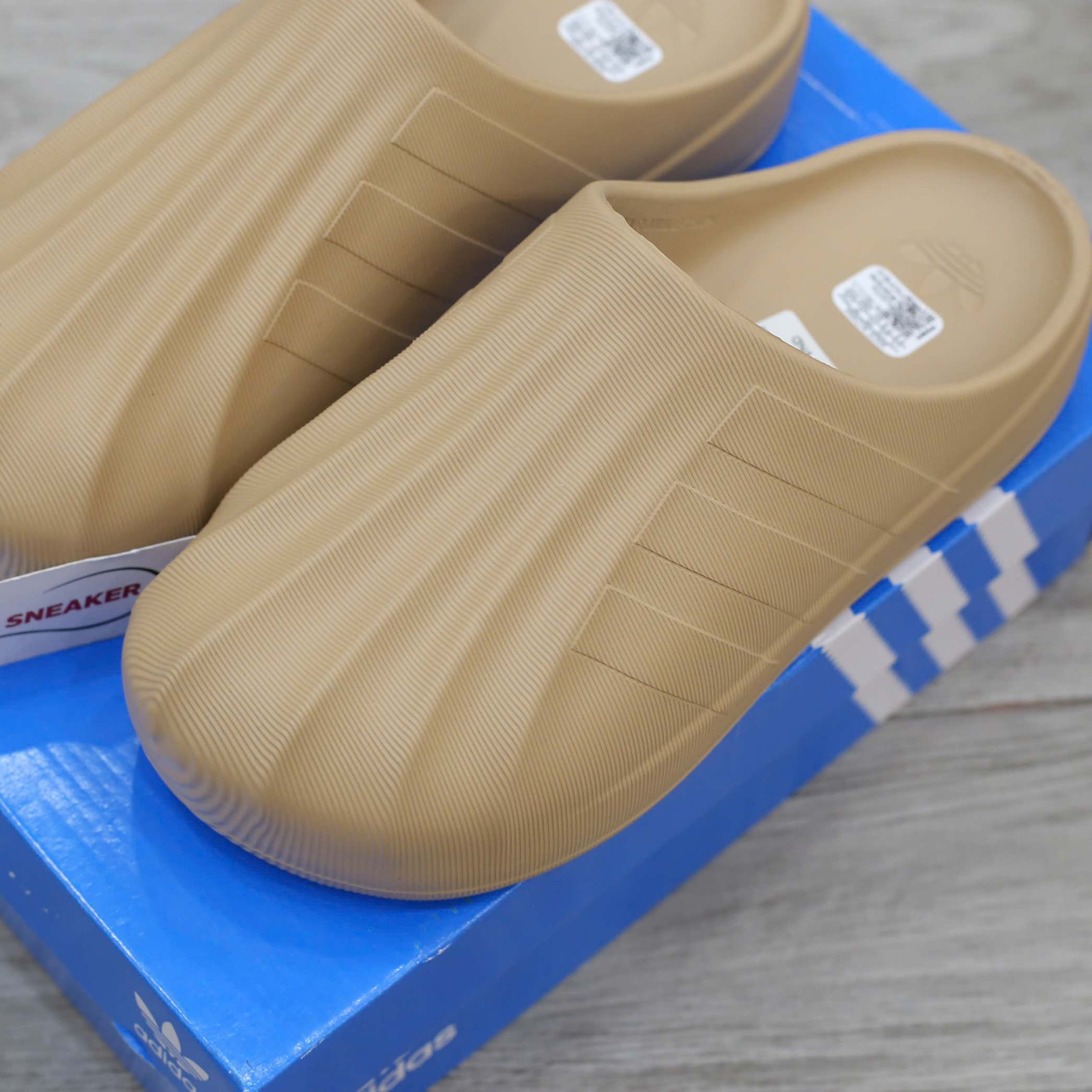 Dép Adidas Adifom Superstar Mule Beige Like Auth