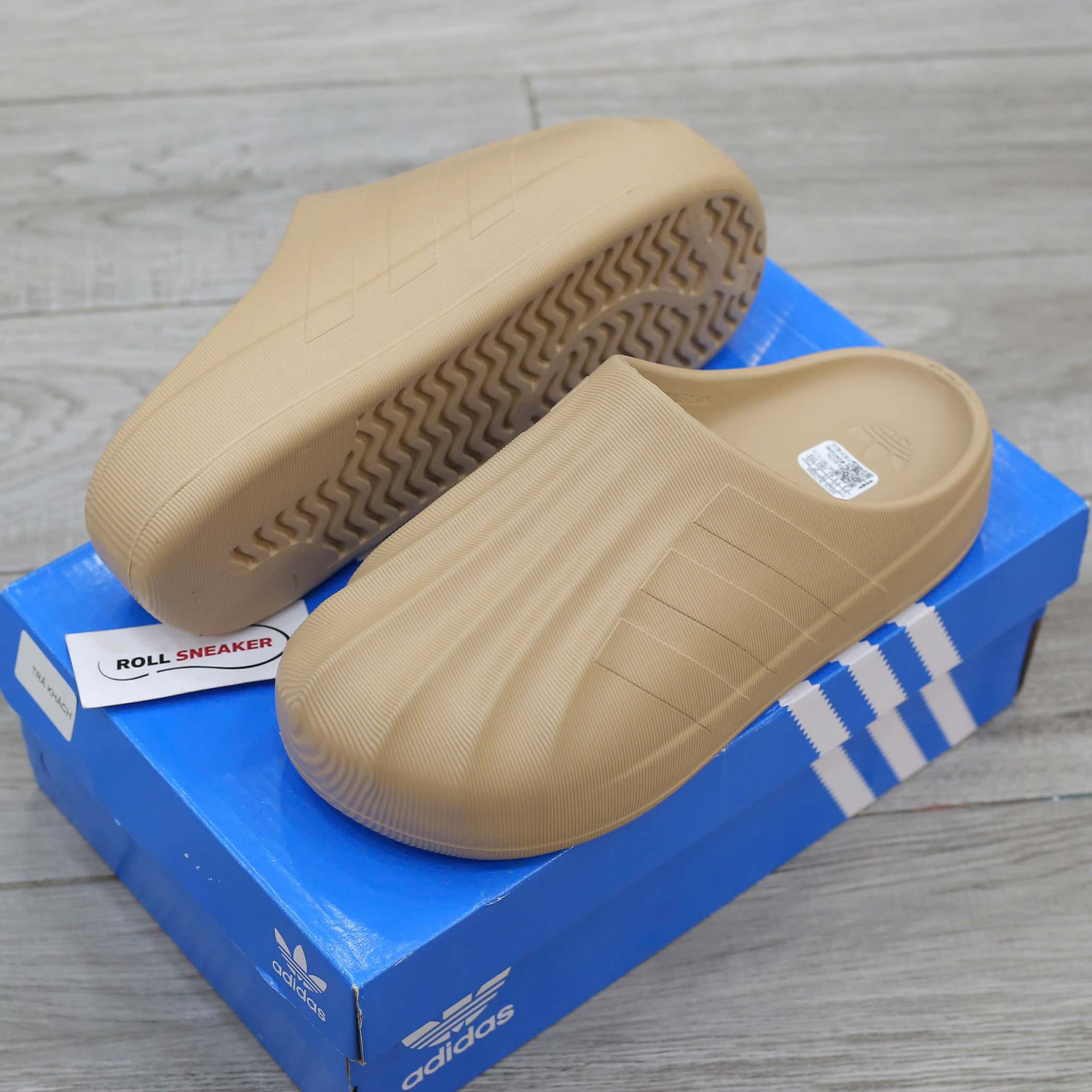 Dép Adidas Adifom Superstar Mule Beige Like Auth