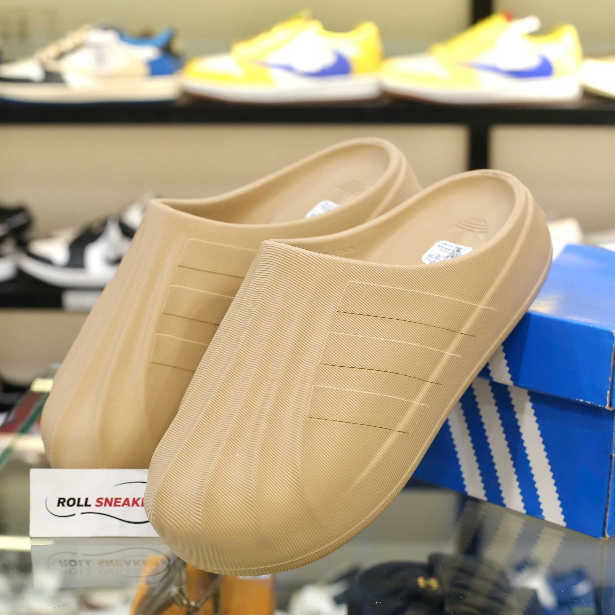 Dép Adidas Adifom Superstar Mule Beige Like Auth