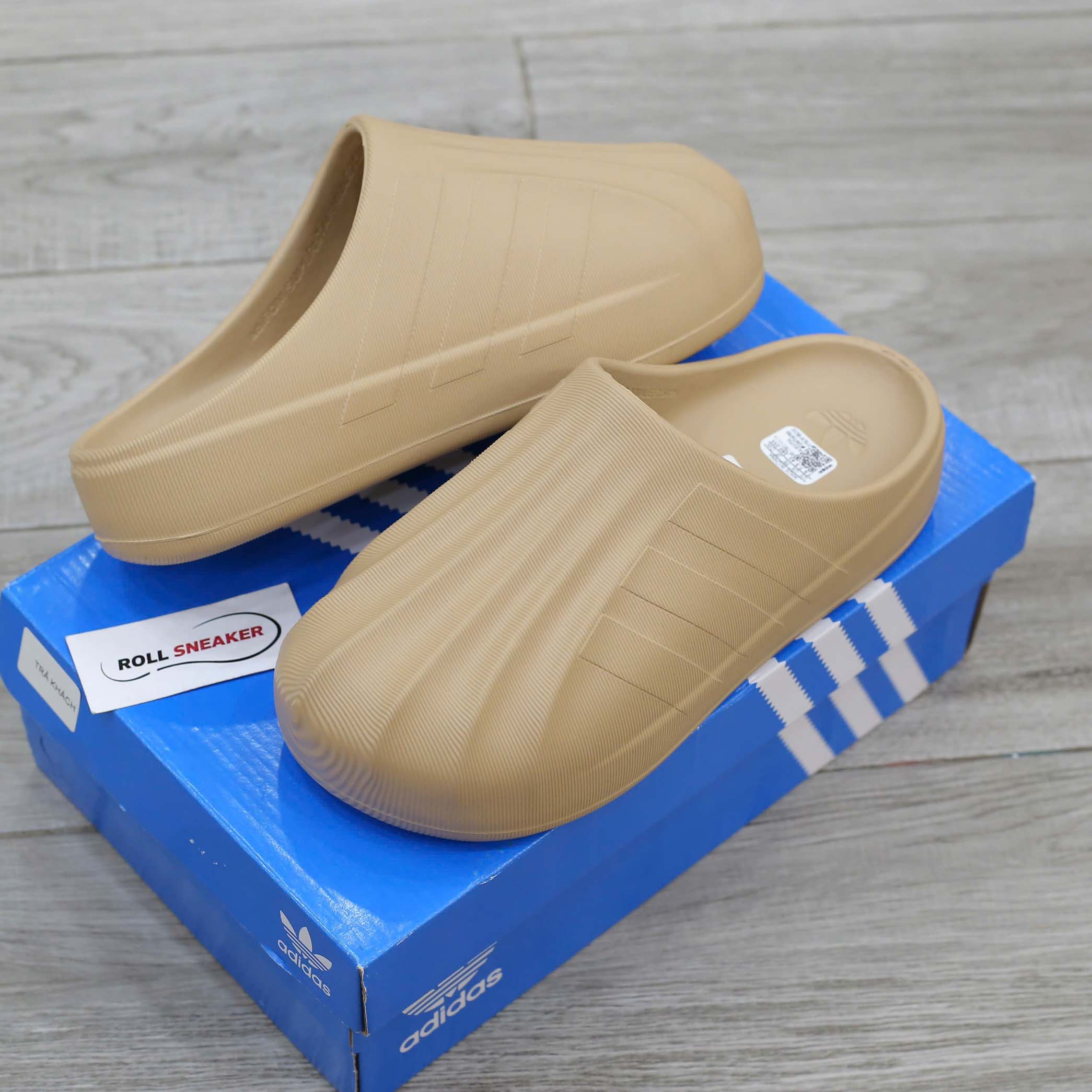 Dép Adidas Adifom Superstar Mule Beige Like Auth