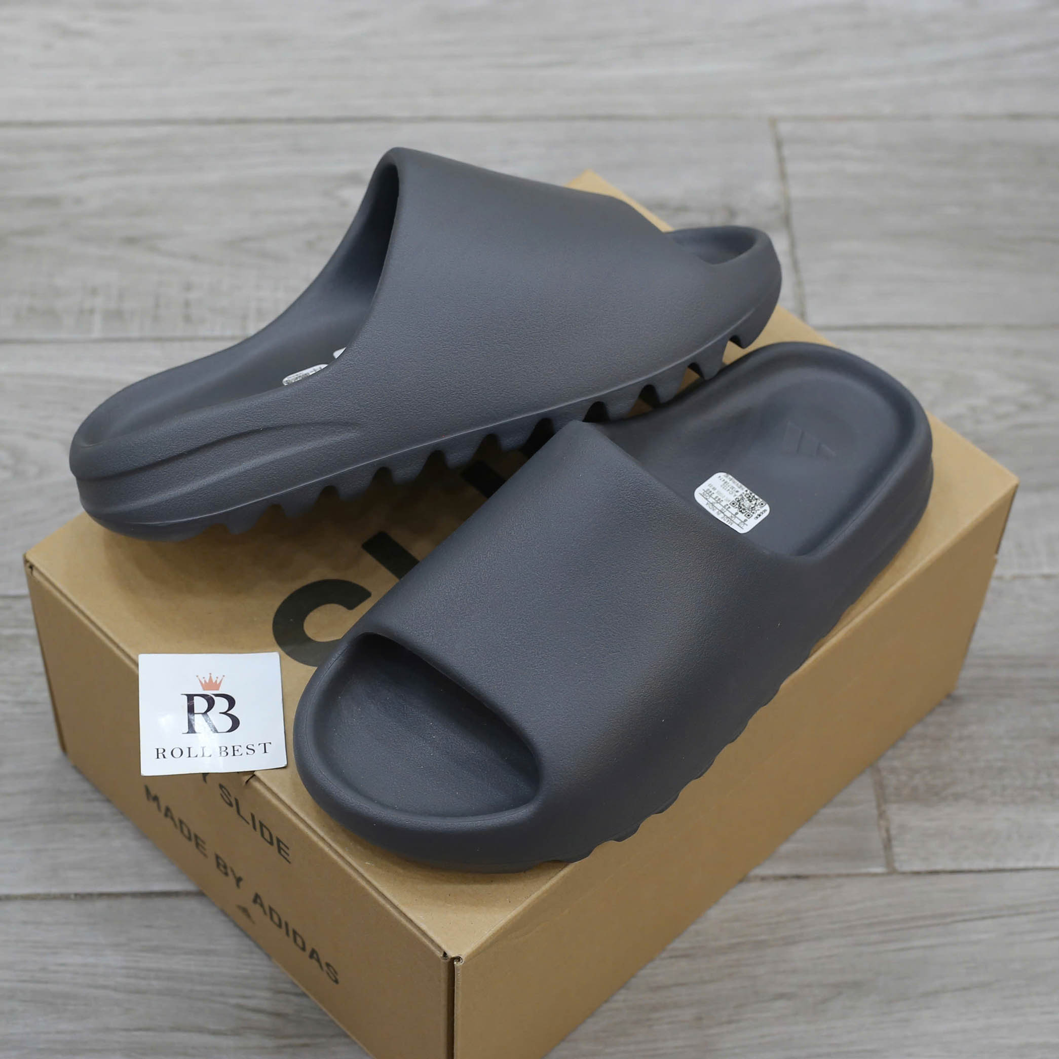 Dép Adidas Yeezy Slide ‘Granite’ Onyx Real