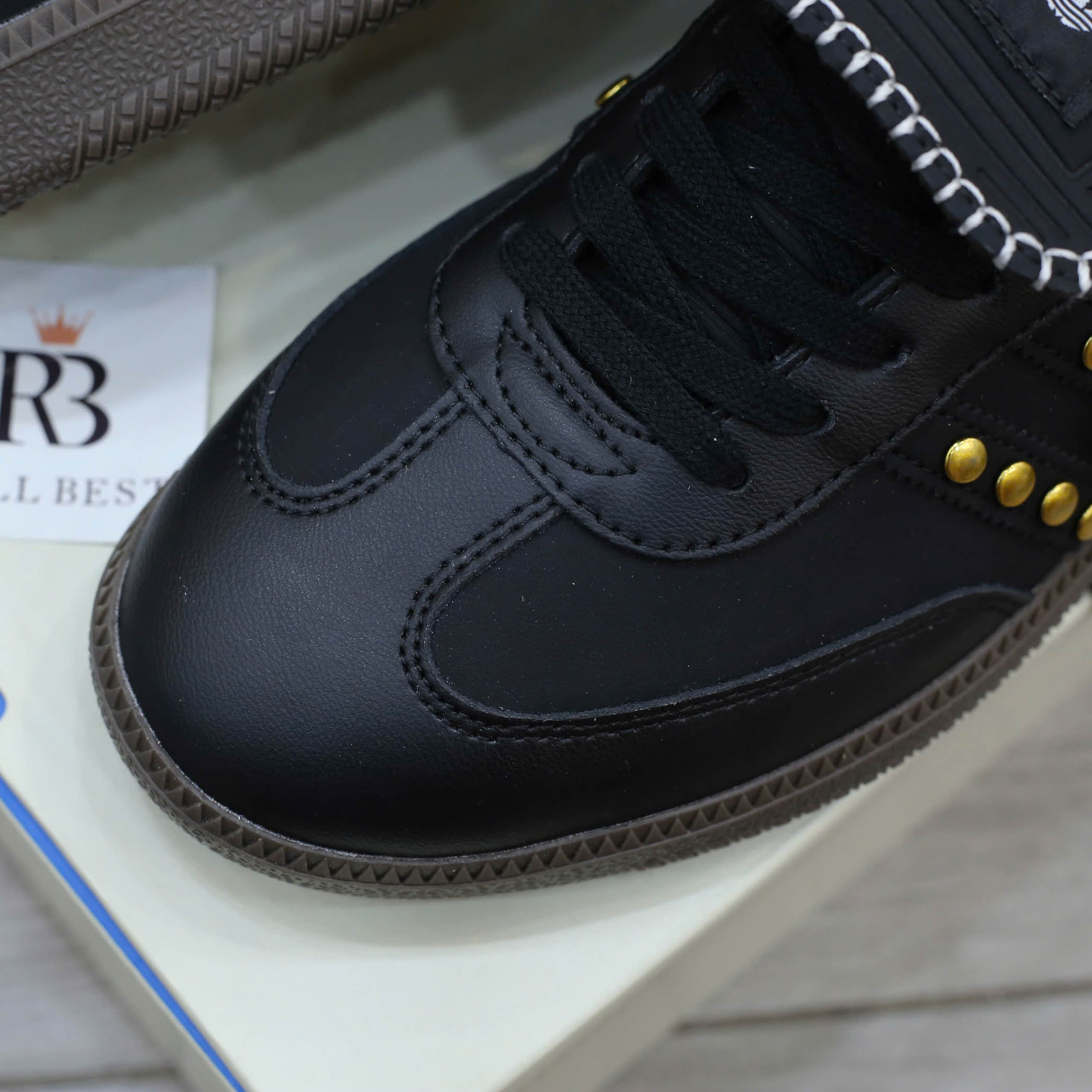 Giày Adidas Samba x Wales Bonner Studded Pack Black Best Quality