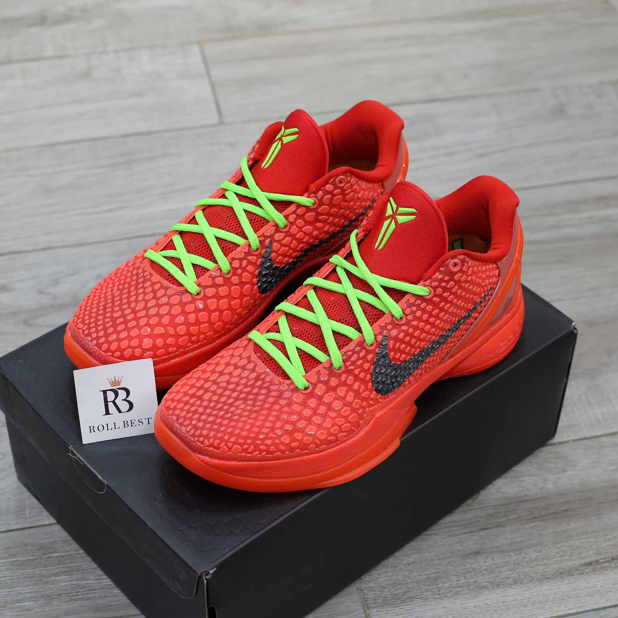 Giày GX Nike Kobe 6 Protro Reverse Grinch Like Auth