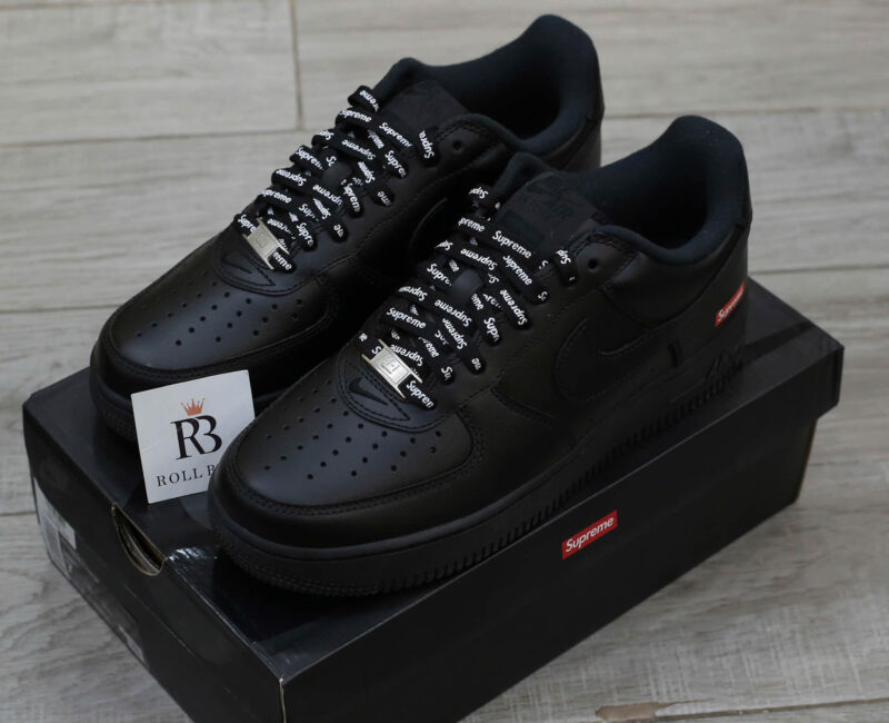 Giày Nike Air Force 1 Low Supreme Black Best Quality