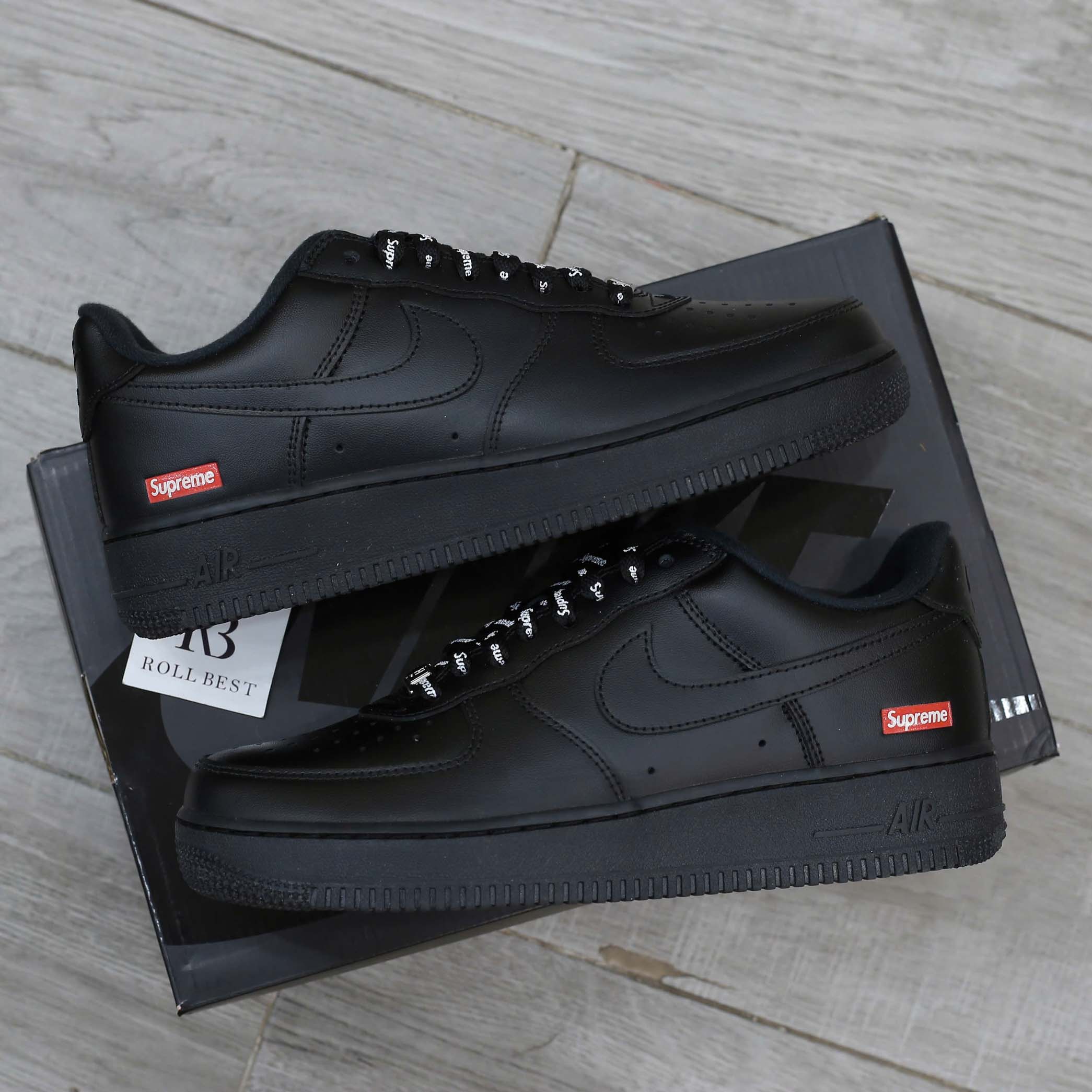 Giày Nike Air Force 1 Low Supreme Black Best Quality