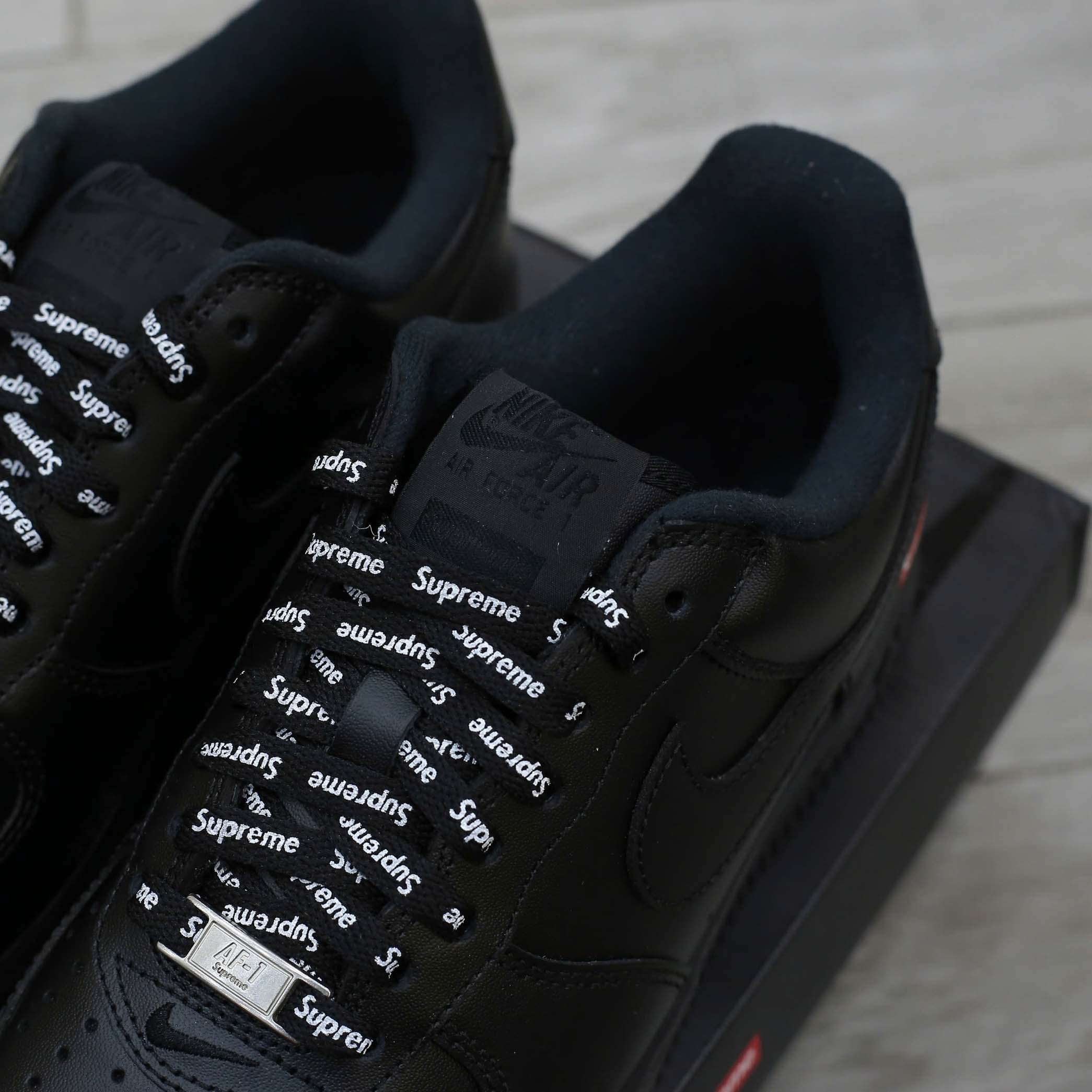 Giày Nike Air Force 1 Low Supreme Black Best Quality