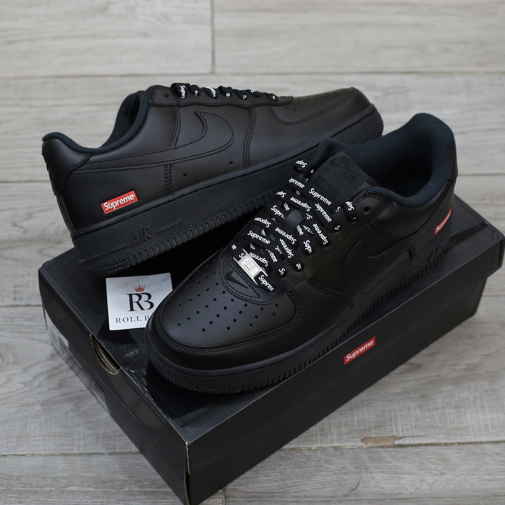Giày Nike Air Force 1 Low Supreme Black Best Quality