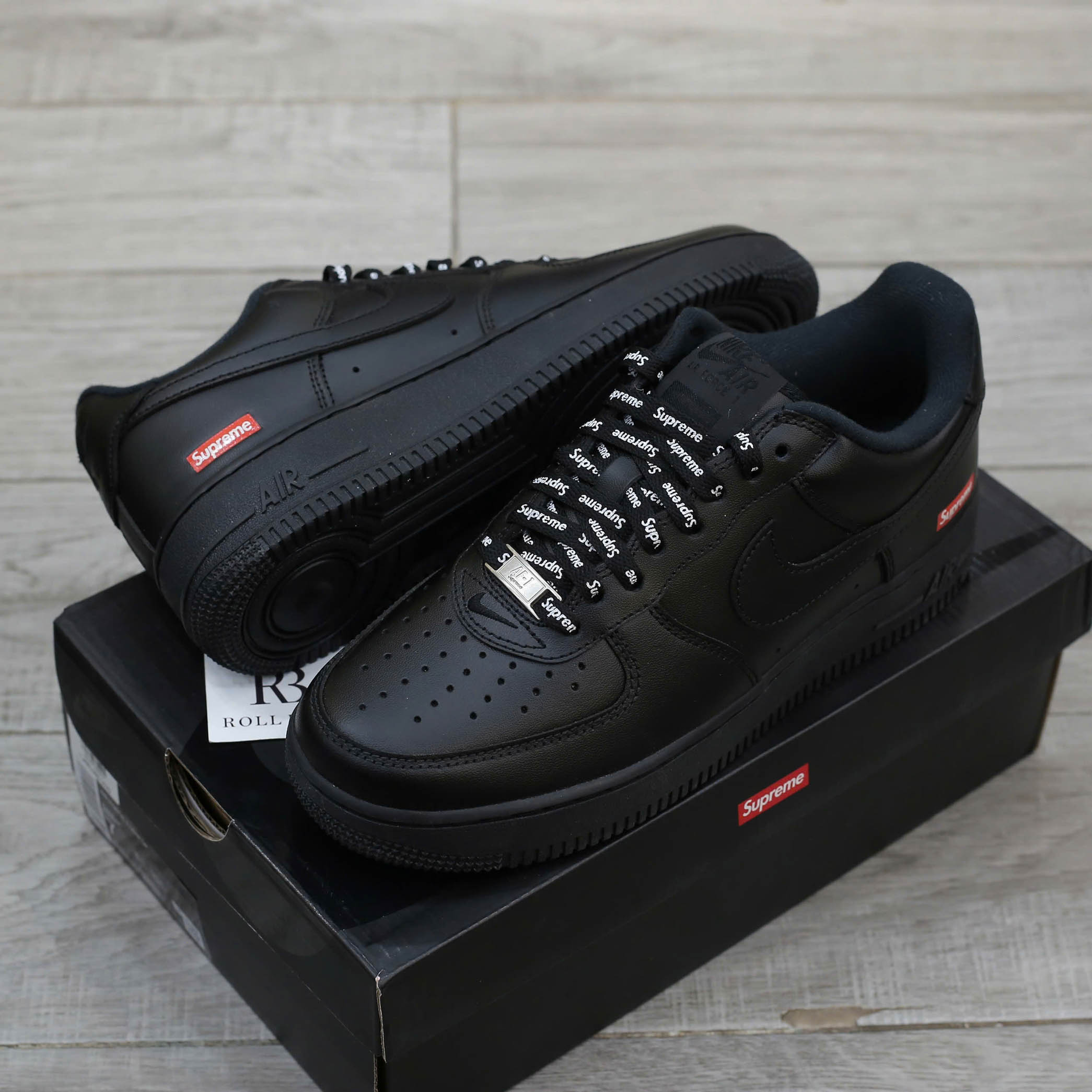 Giày Nike Air Force 1 Low Supreme Black Best Quality