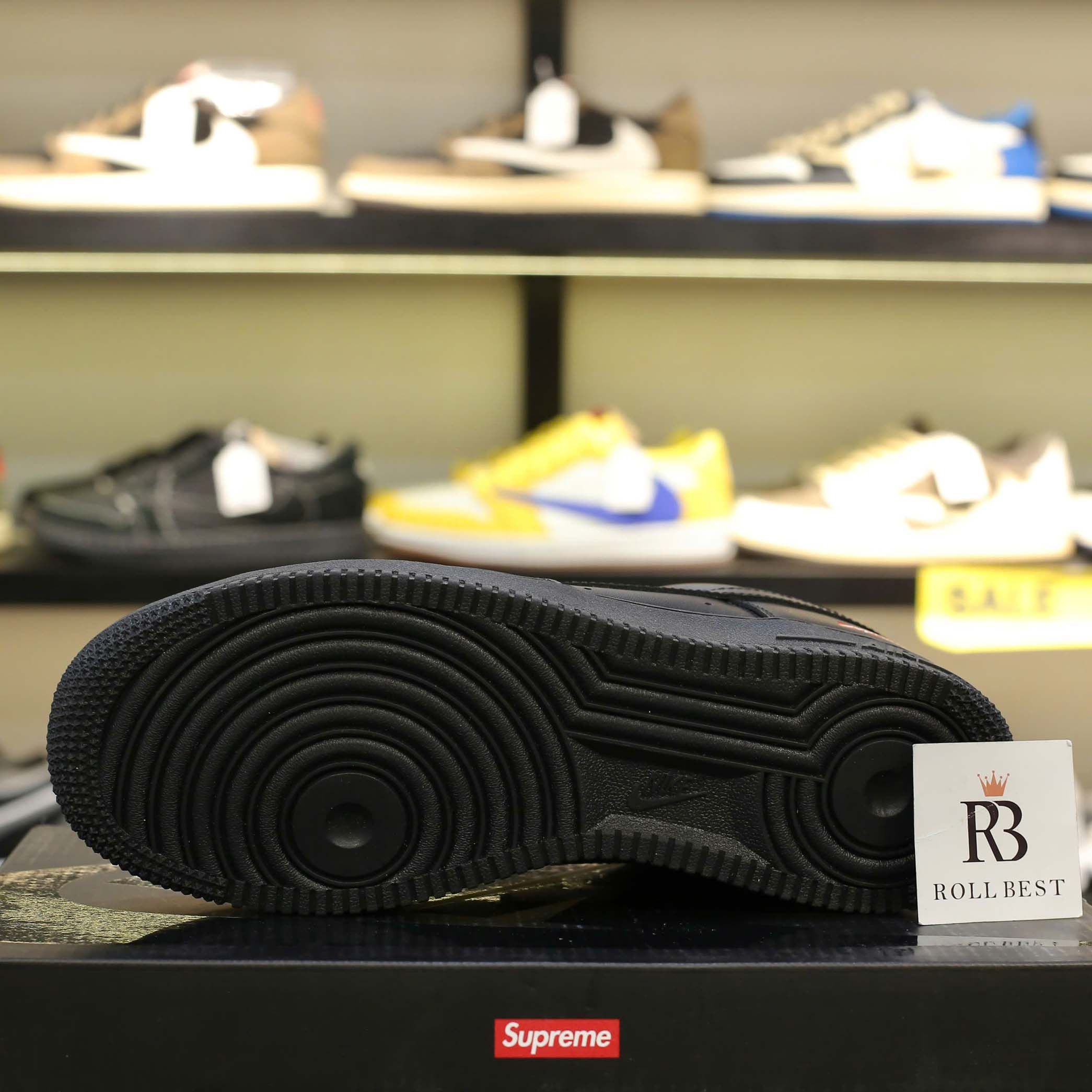 Giày Nike Air Force 1 Low Supreme Black Best Quality
