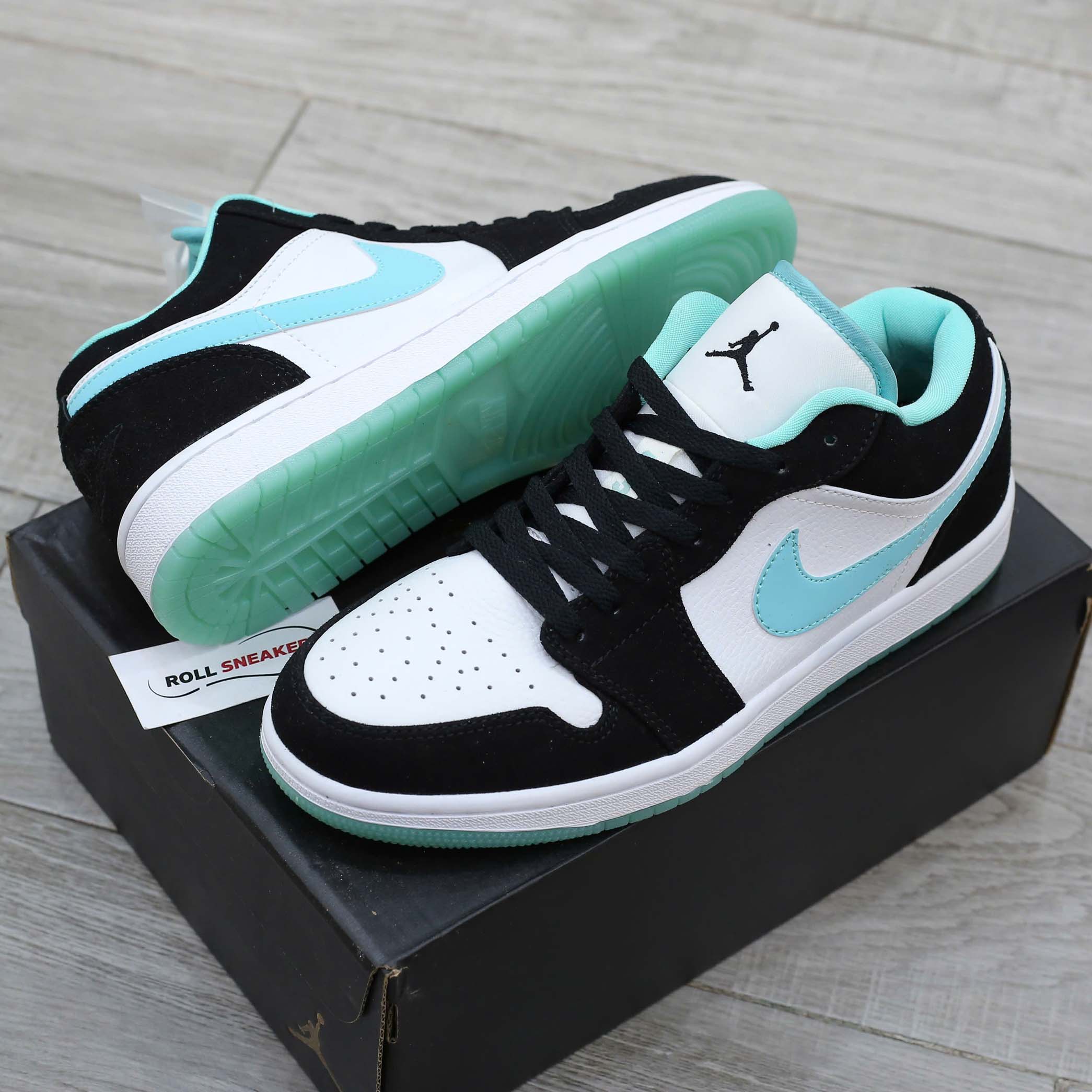 Giày Nike Air Jordan 1 Low Island Green Like Auth
