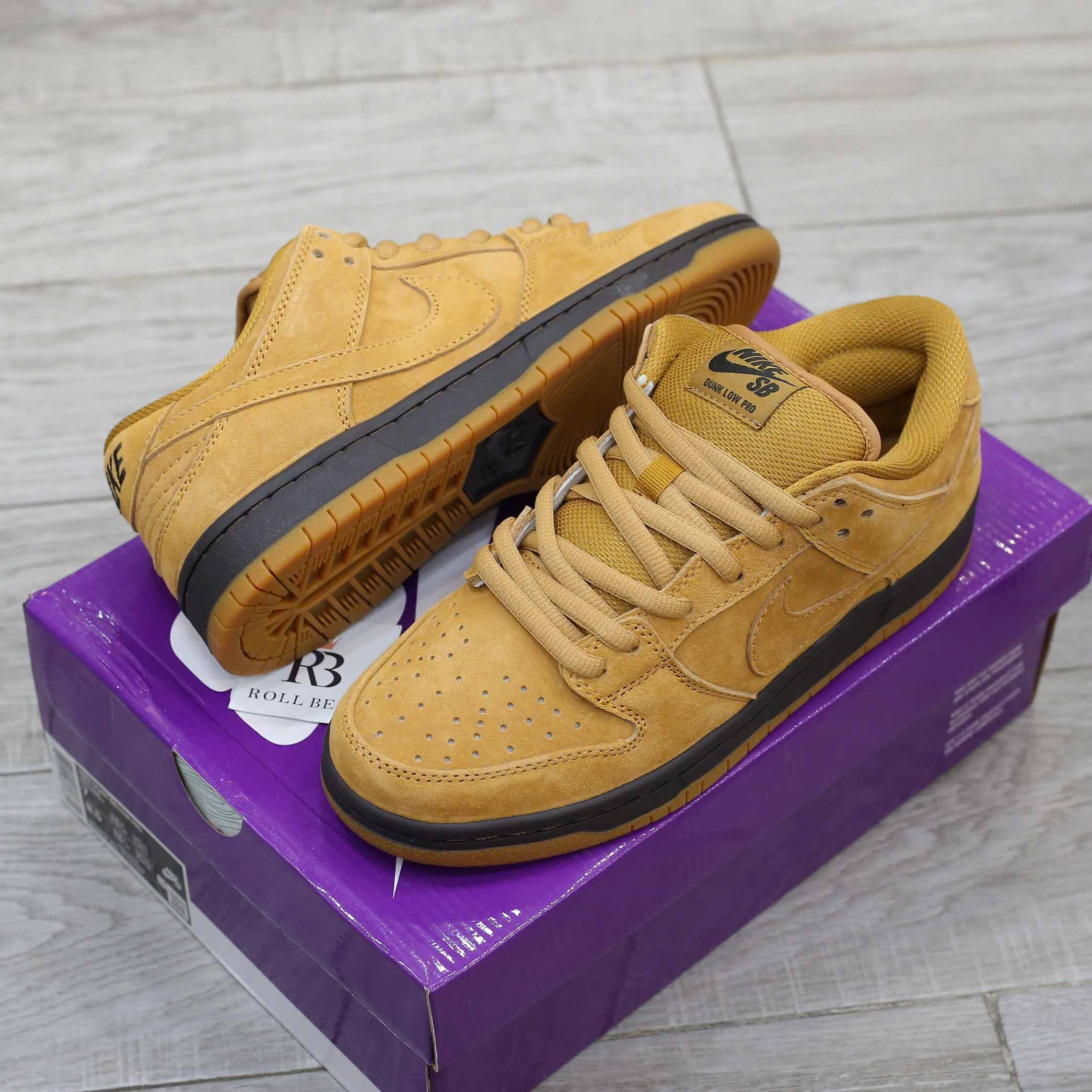 Giày Nike Dunk Low Pro SB Wheat Mocha Best Quality