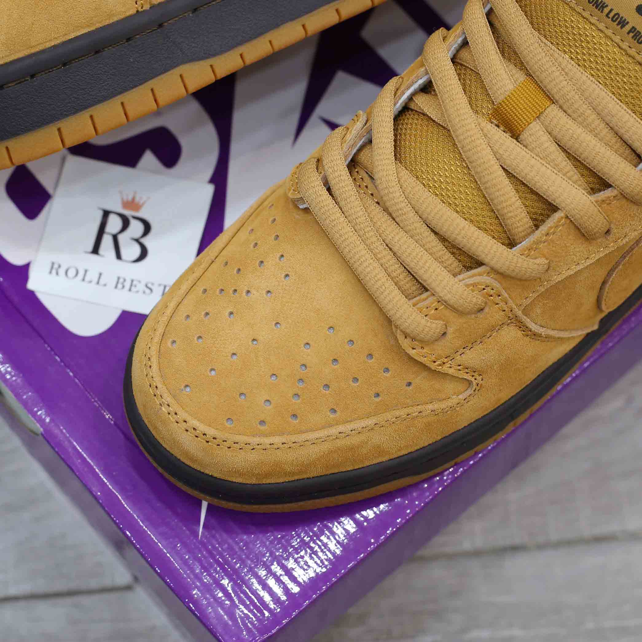 Giày Nike Dunk Low Pro SB Wheat Mocha Best Quality