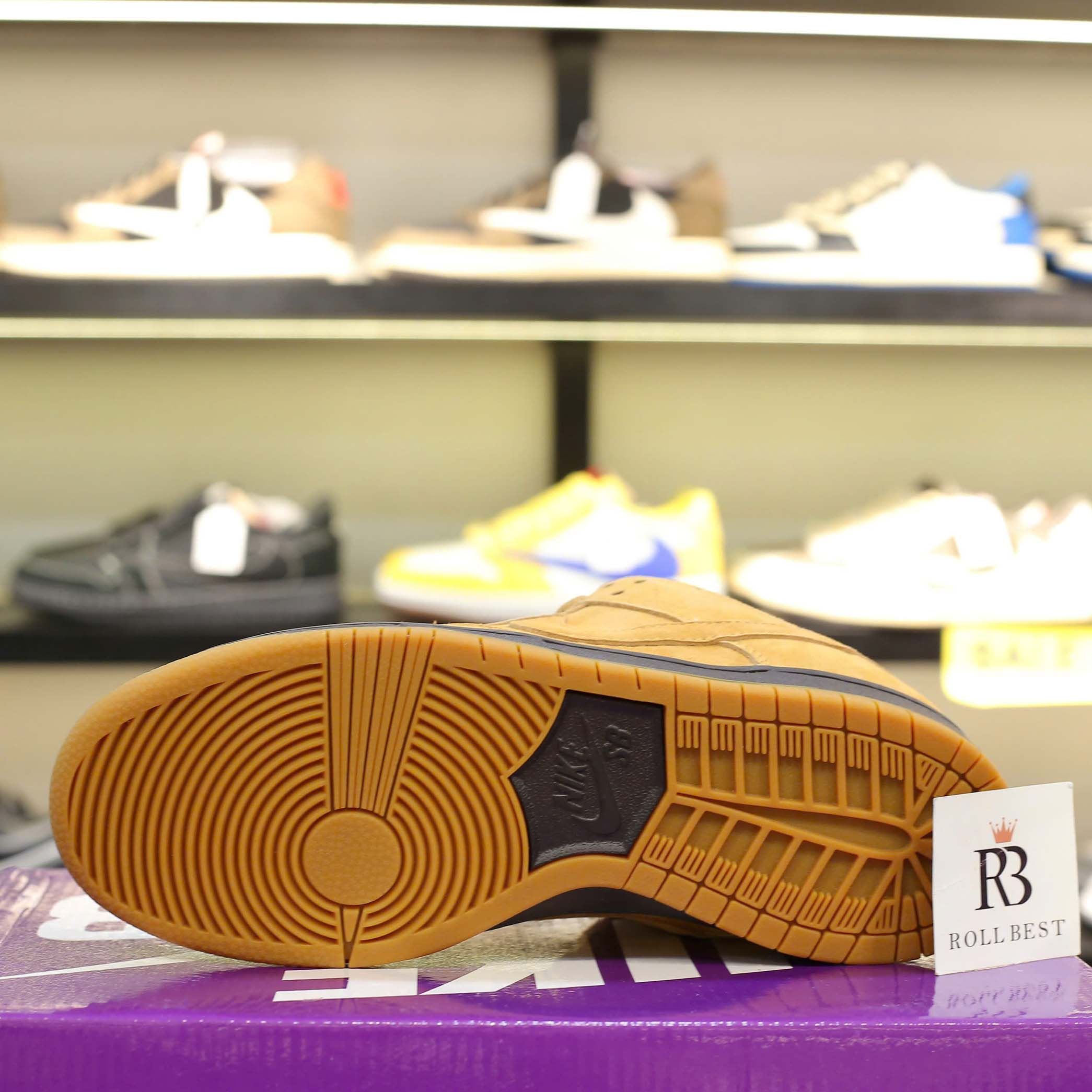 Giày Nike Dunk Low Pro SB Wheat Mocha Best Quality