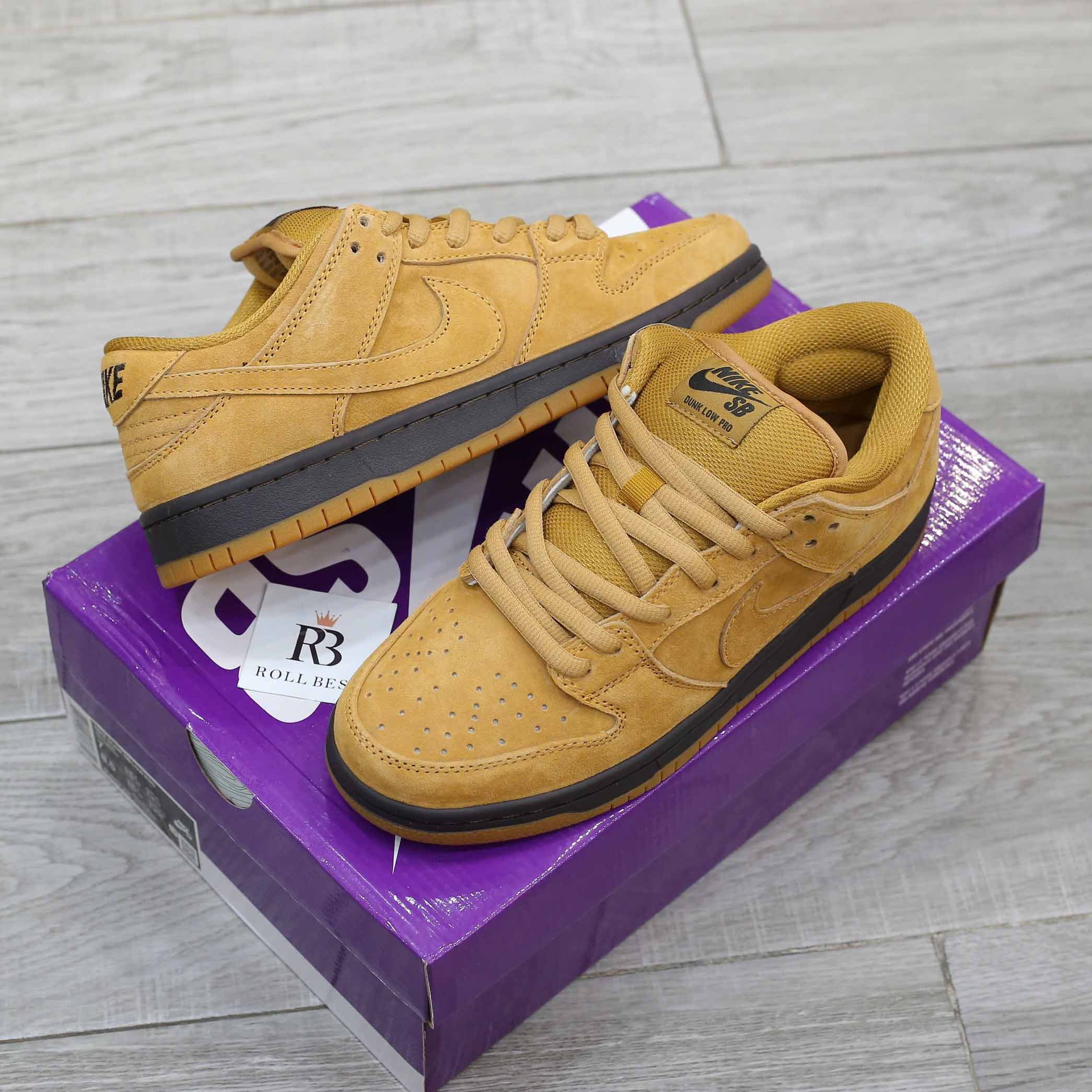 Giày Nike Dunk Low Pro SB Wheat Mocha Best Quality