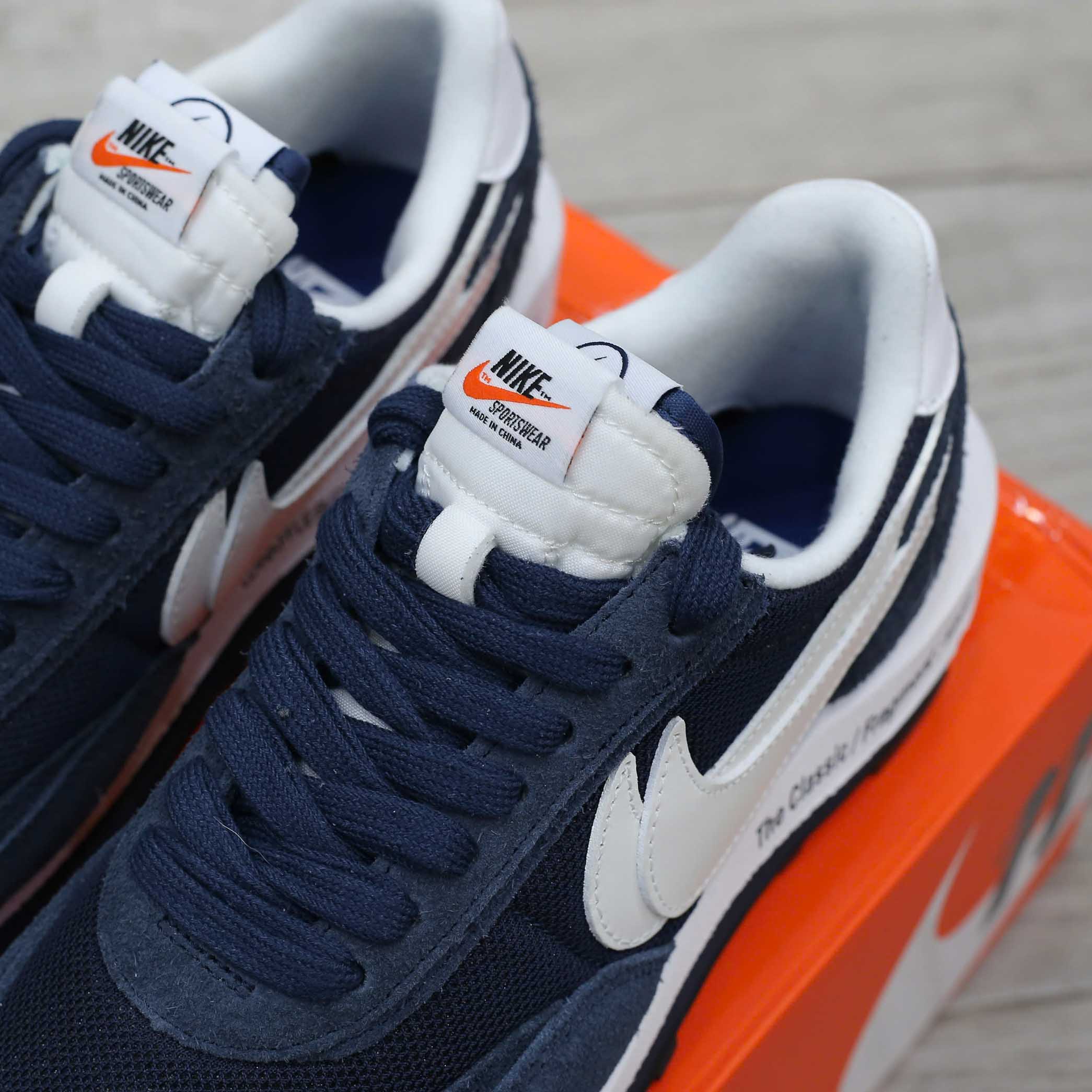 Giày Nike Fragment Design x sacai x LDV Waffle ‘Blackened Blue’ Best Quality