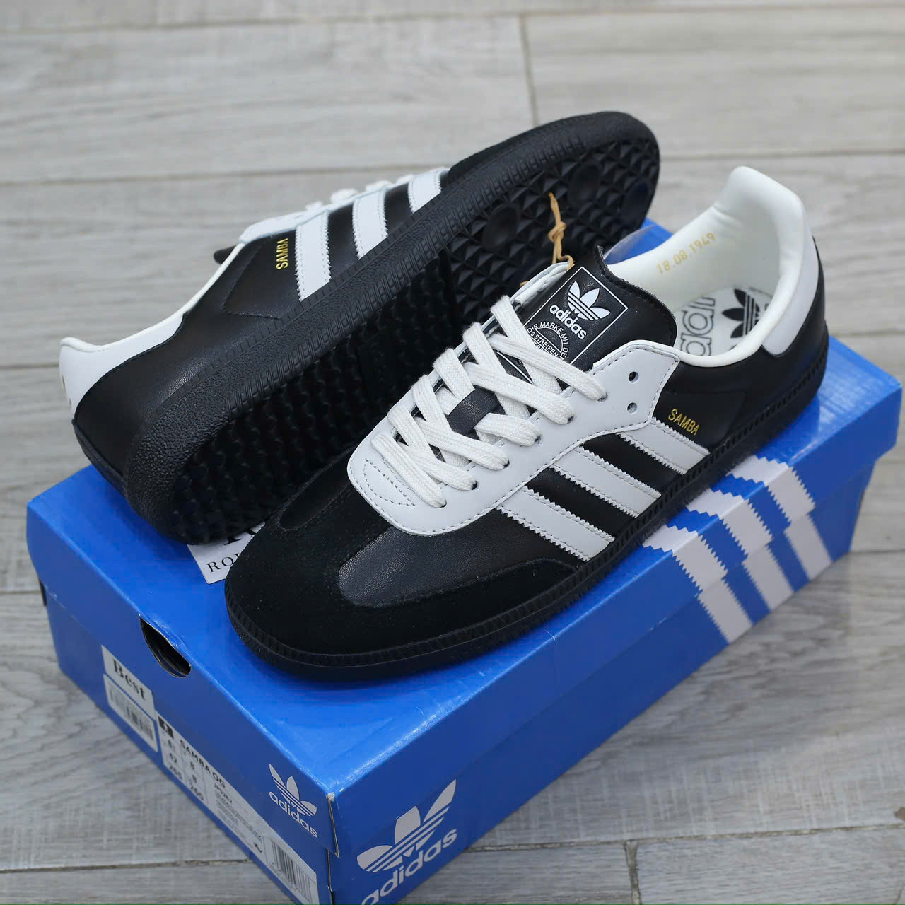 Giày Adidas Samba OG 75th Anniversary Pack Black Best Quality