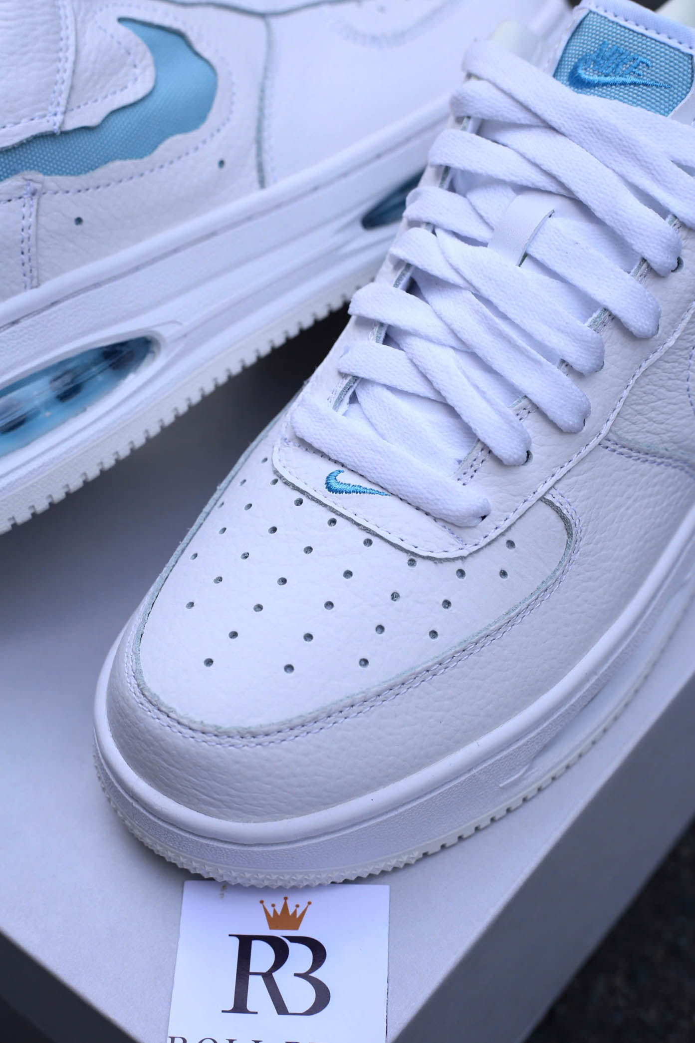 Giày Nike Air Force 1 Low Evo 'White University Blue' Best Quality