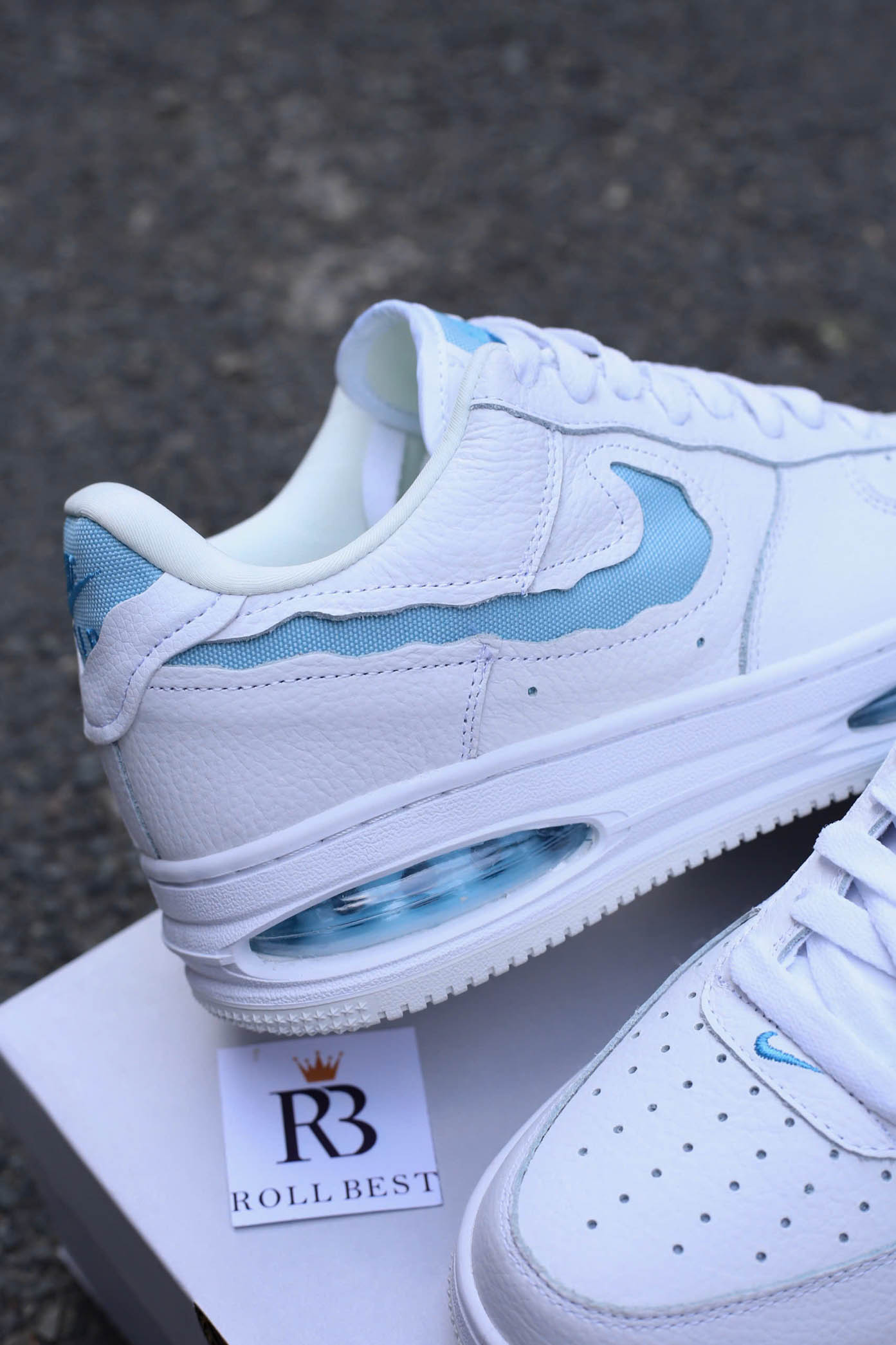 Giày Nike Air Force 1 Low Evo 'White University Blue' Best Quality