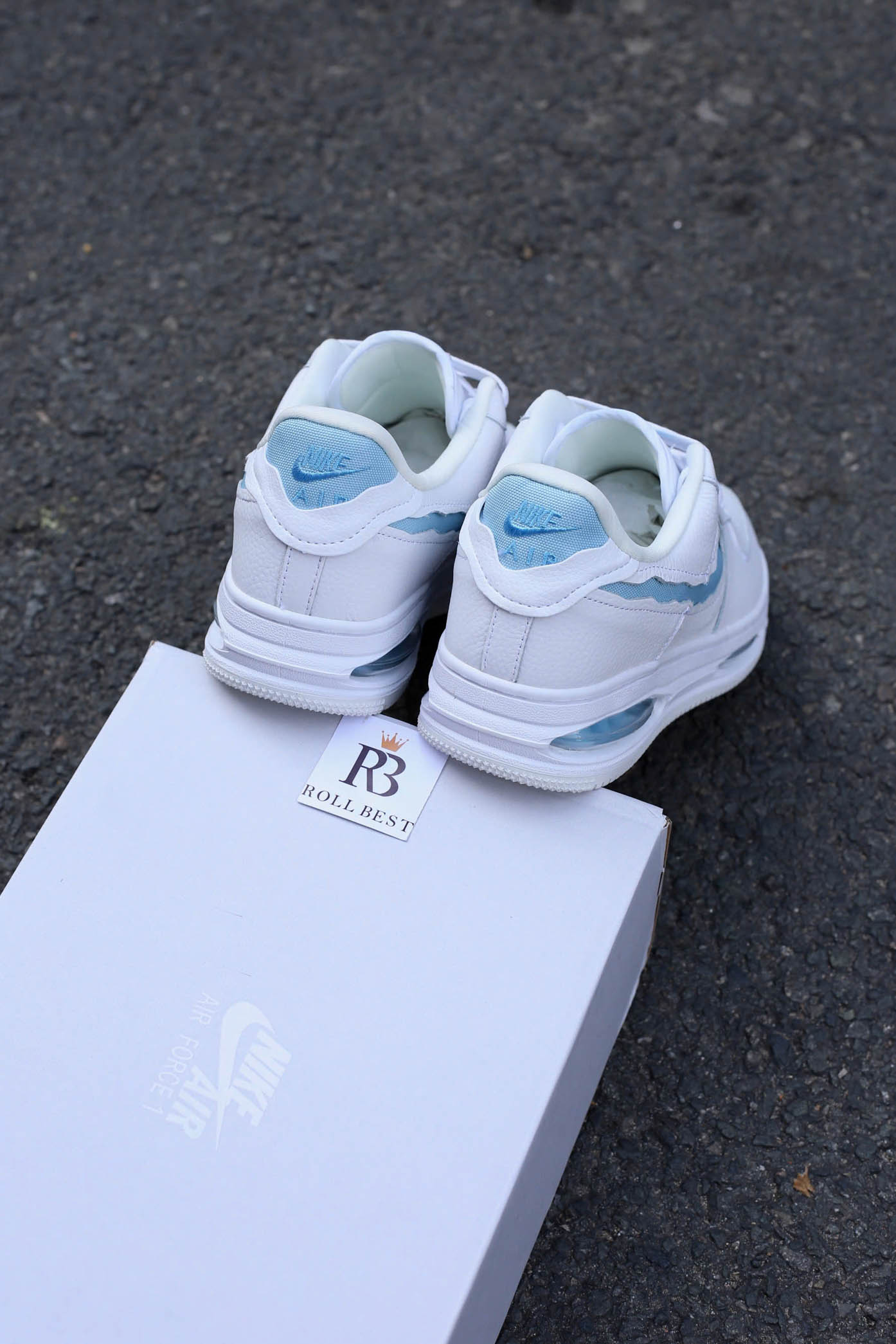 Giày Nike Air Force 1 Low Evo 'White University Blue' Best Quality