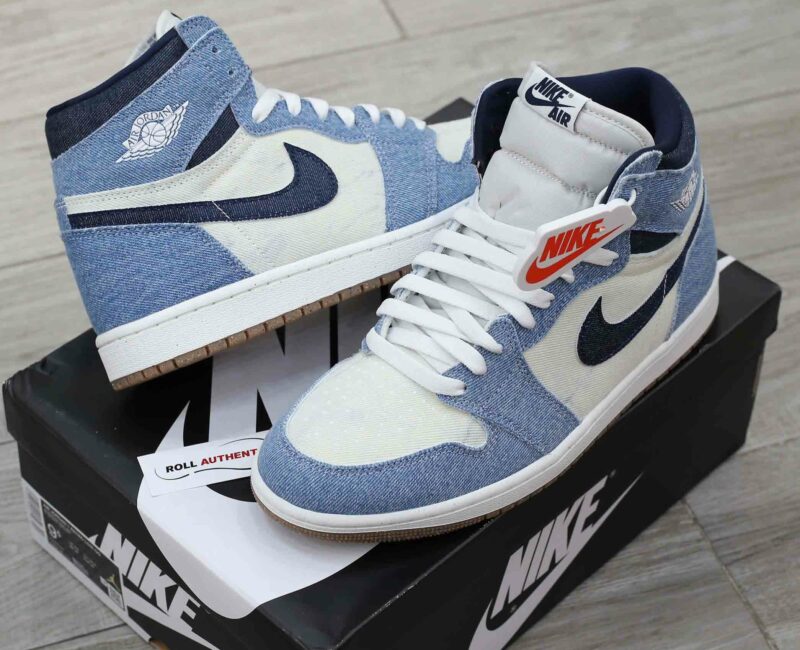 Giày Air Jordan 1 Retro High OG Denim Real