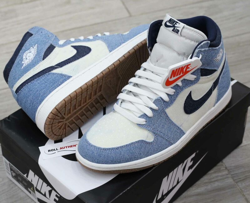 Giày Air Jordan 1 Retro High OG Denim Real