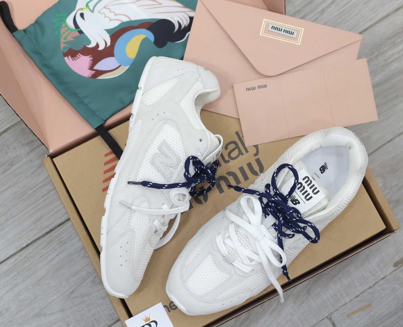 Giày New Balance X Miu Miu 530 SL Suede And Mesh Best Quality