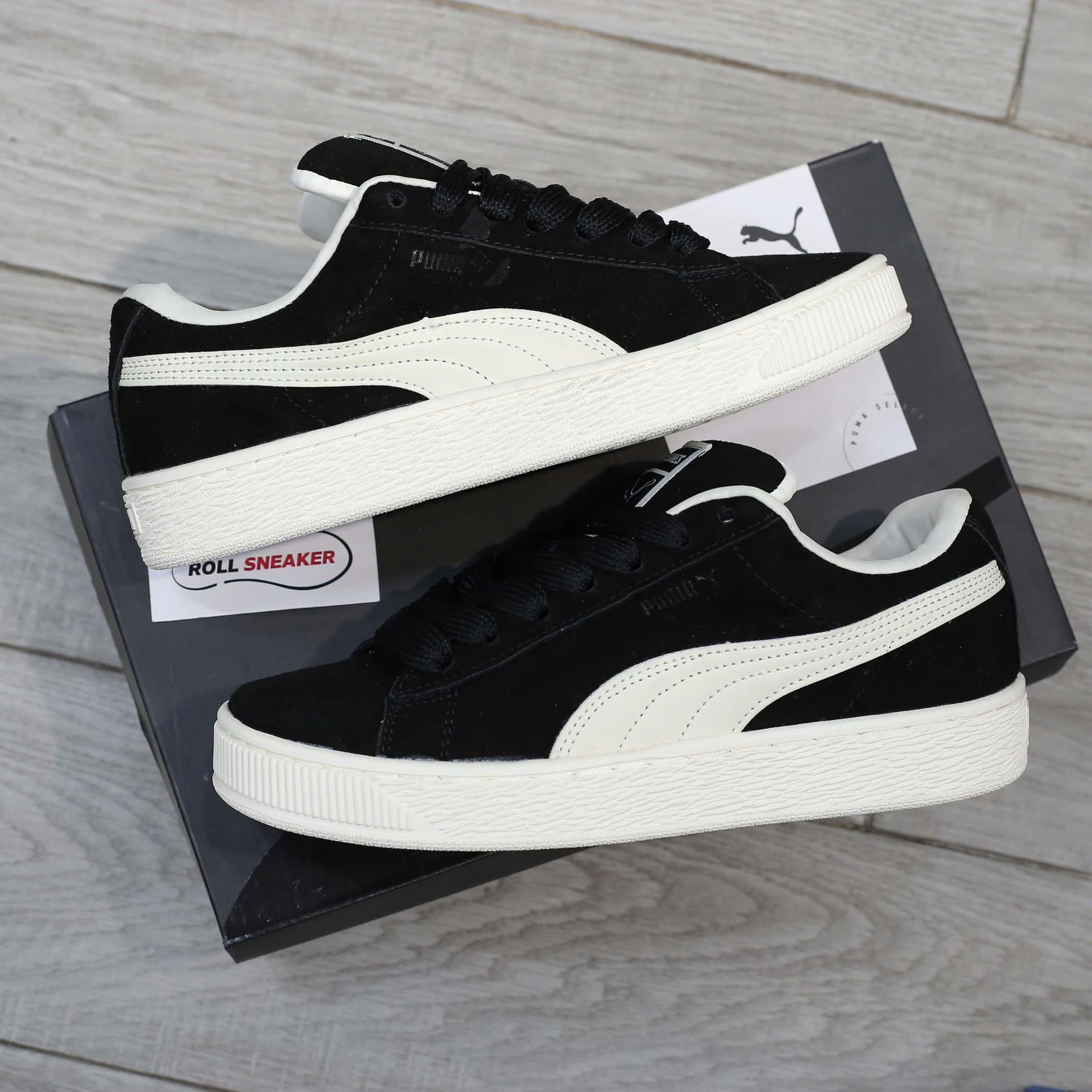 Giày Puma x Pleasures Suede XL Black Like Auth