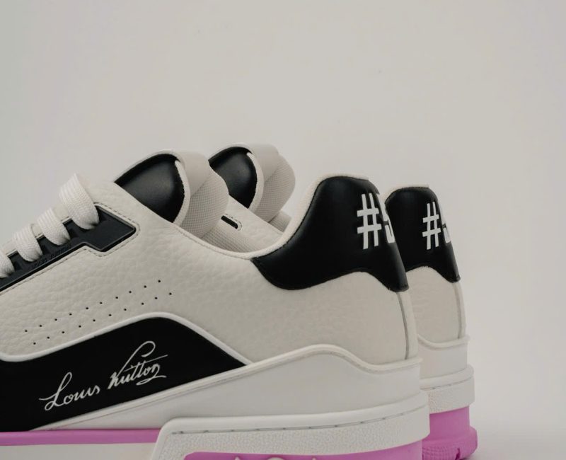 Giày Louis Vuitton LV Trainer #54 White Black Pink Best Quality