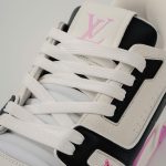 Giày Louis Vuitton LV Trainer #54 White Black Pink Best Quality