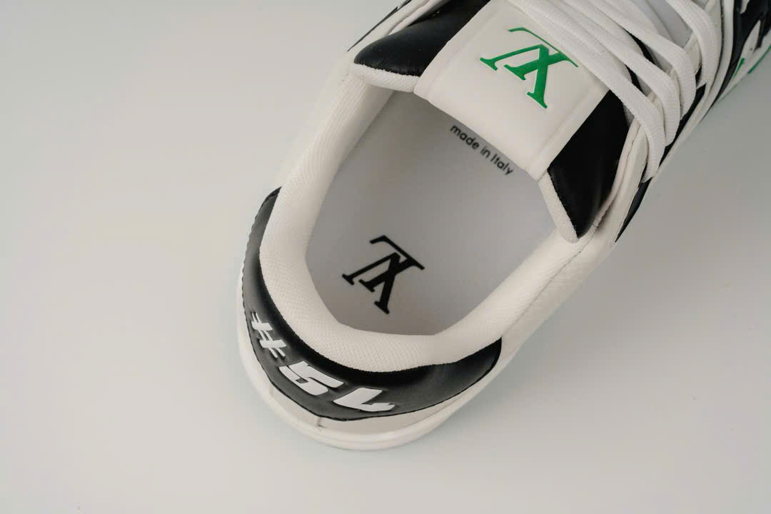Giày Louis Vuitton LV Trainer #54 White Green Black Best Quality
