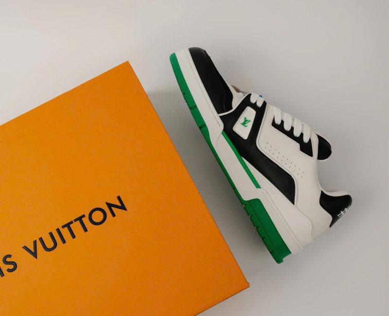 Giày Louis Vuitton LV Trainer #54 White Green Black Best Quality