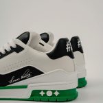 Giày Louis Vuitton LV Trainer #54 White Green Black Best Quality