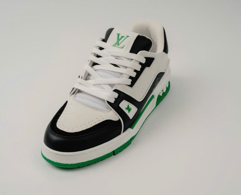 Giày Louis Vuitton LV Trainer #54 White Green Black Best Quality