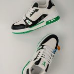 Giày Louis Vuitton LV Trainer #54 White Green Black Best Quality
