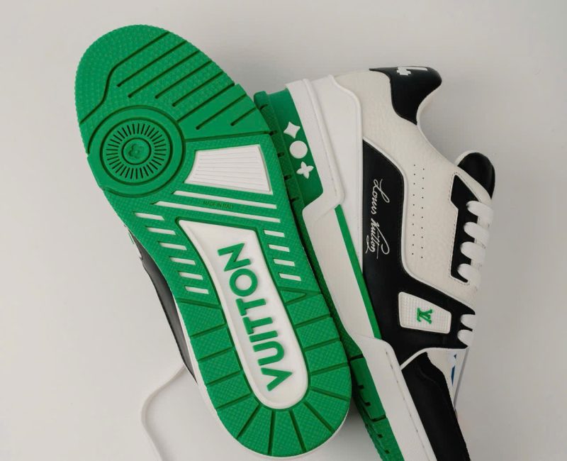 Giày Louis Vuitton LV Trainer #54 White Green Black Best Quality